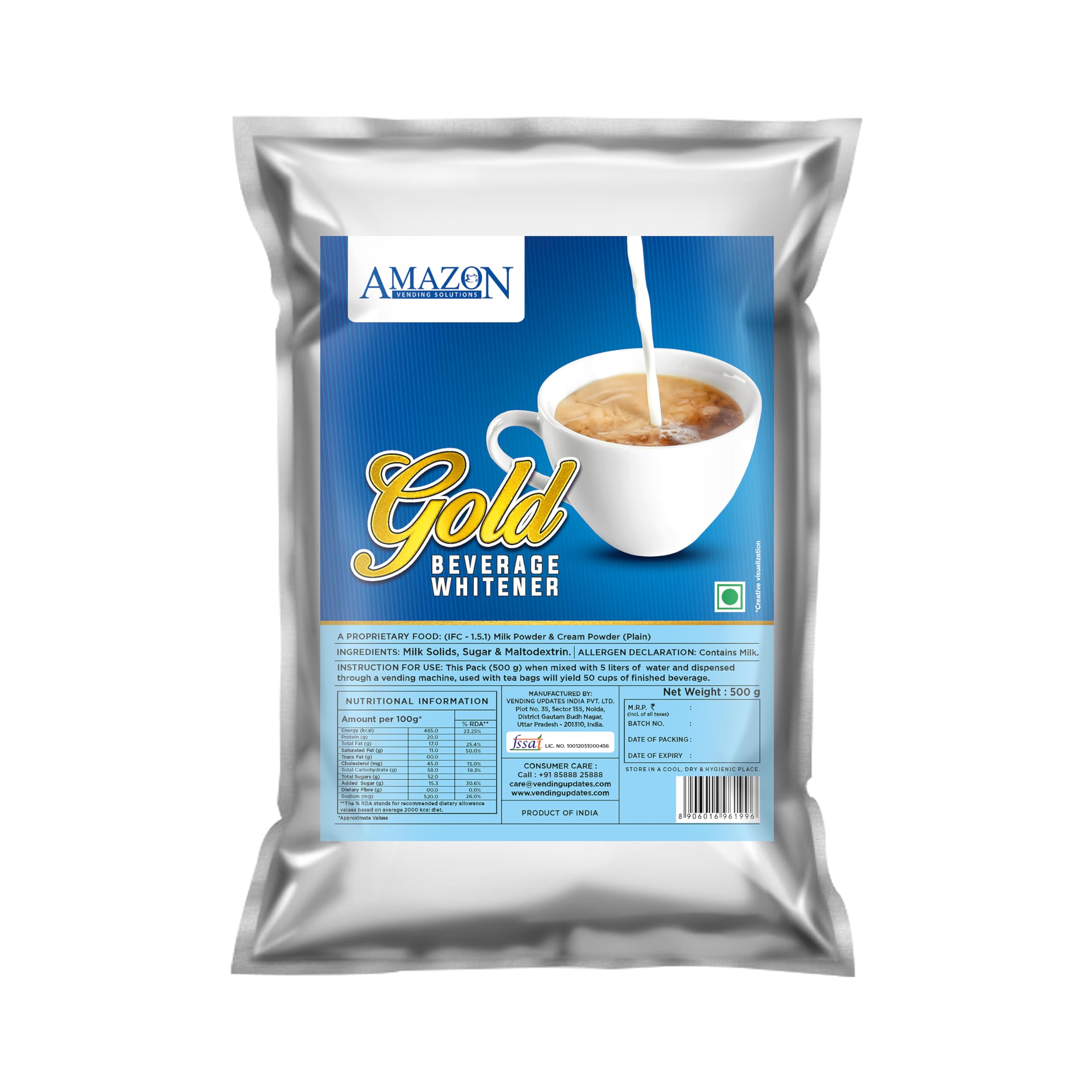 Amazon Gold Beverage Dairy Whitener, Milk Powder, Low Sugar, for Creamy Tea & Coffee, For Vending Machine (B0D62GQMRL) Amazon Price History, Amazon Price Tracker
