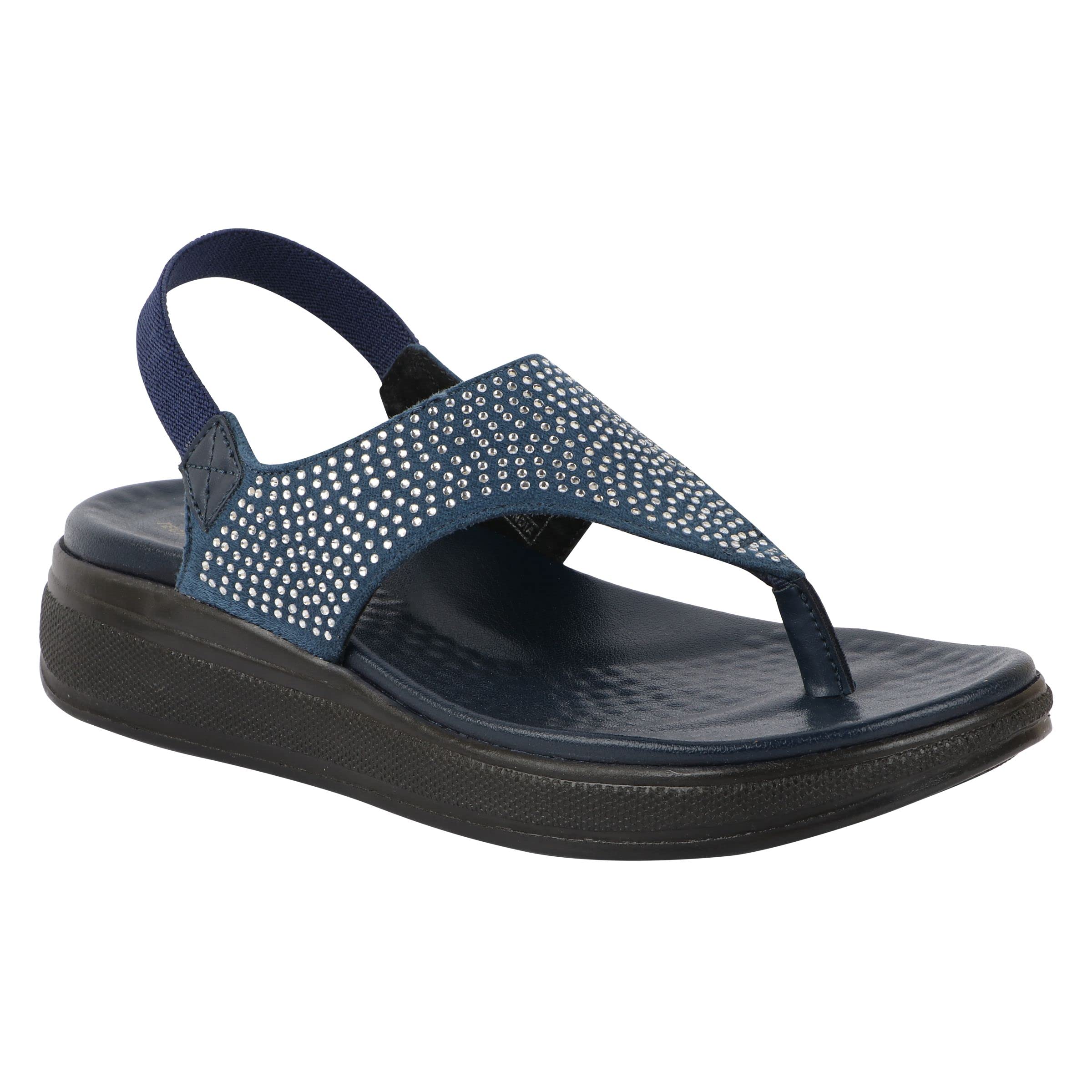 medifeet Women's Thong with Sling Back Sandals-picture-6