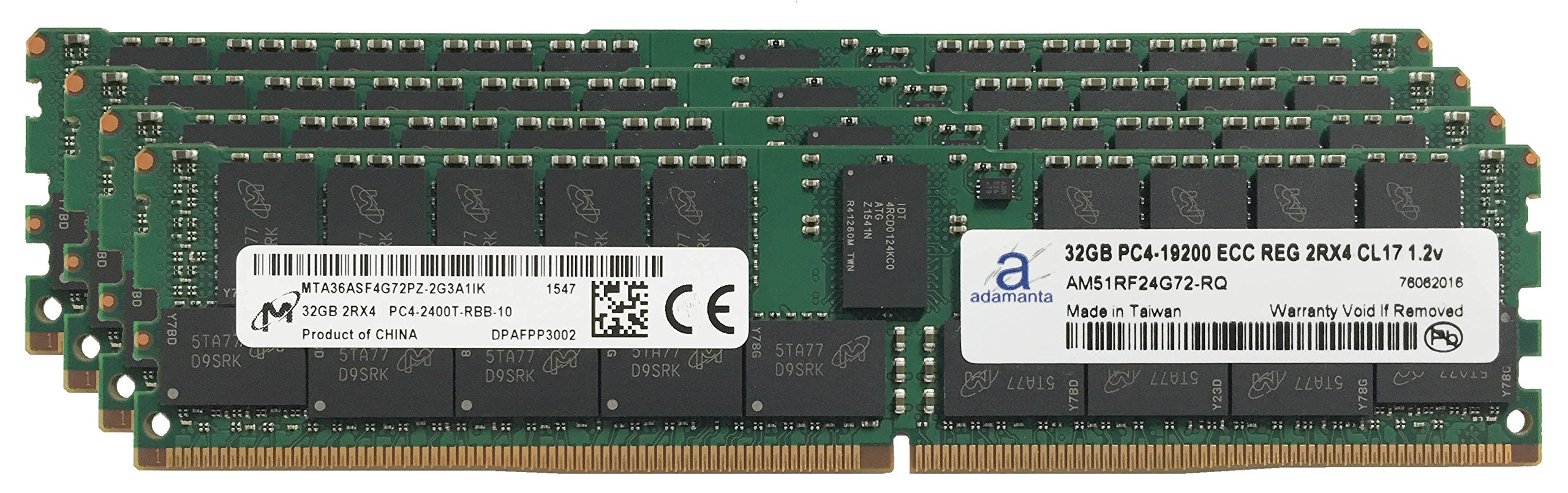 DDR4 サーバ用ECCメモリ32GBx4 合計128GB Amazon.co.jp: A-Tech Server 128GB キット (4 x 32GB) 2Rx8 PC4