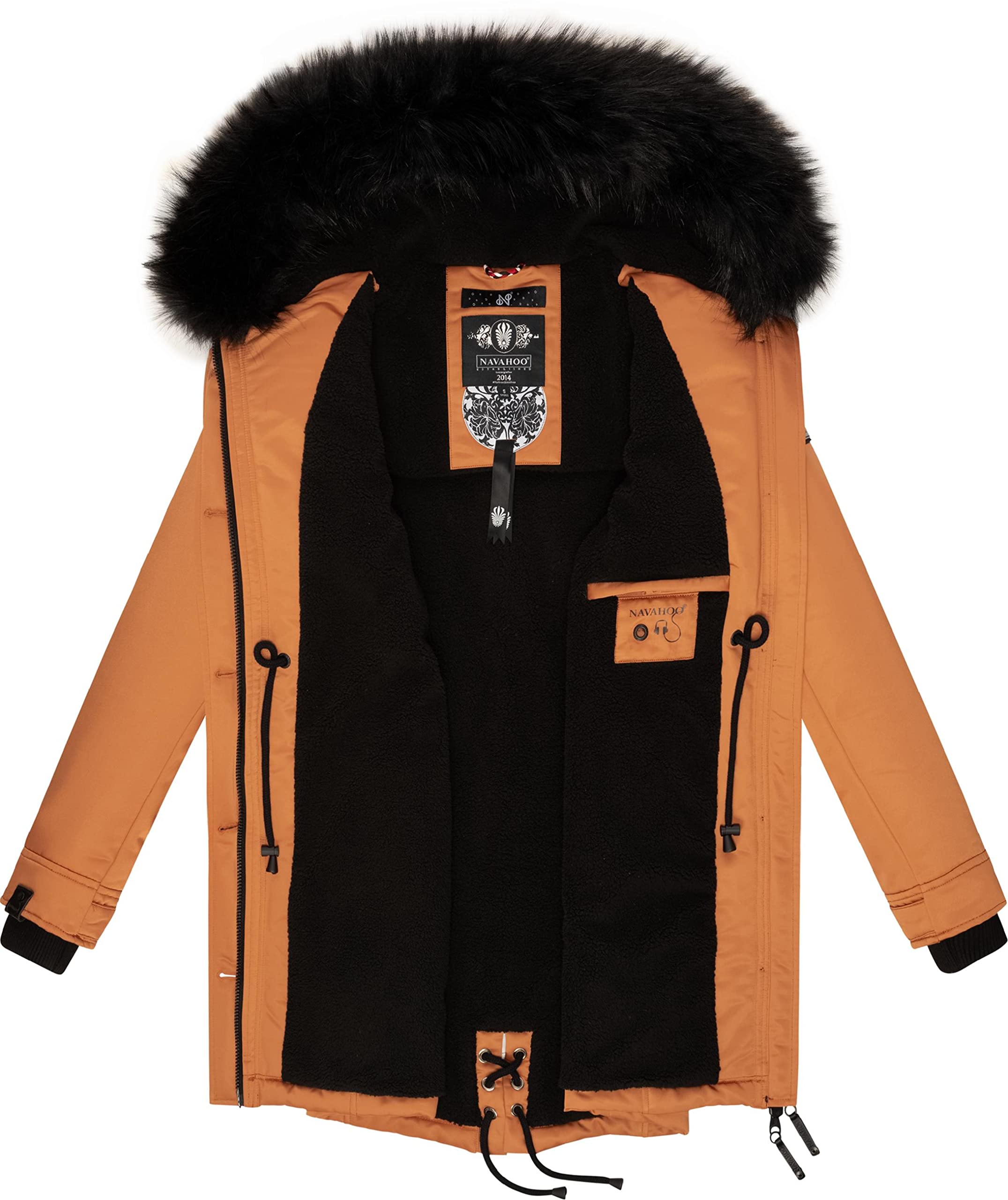 Navahoo Damen Warmer Winterparka mit Kapuze Luluna Prc XS-XXL