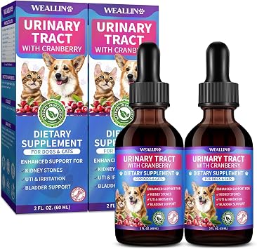 Cat & Dog Natural Urinary Tract Infection Treatment with Cranberry 2 Pack