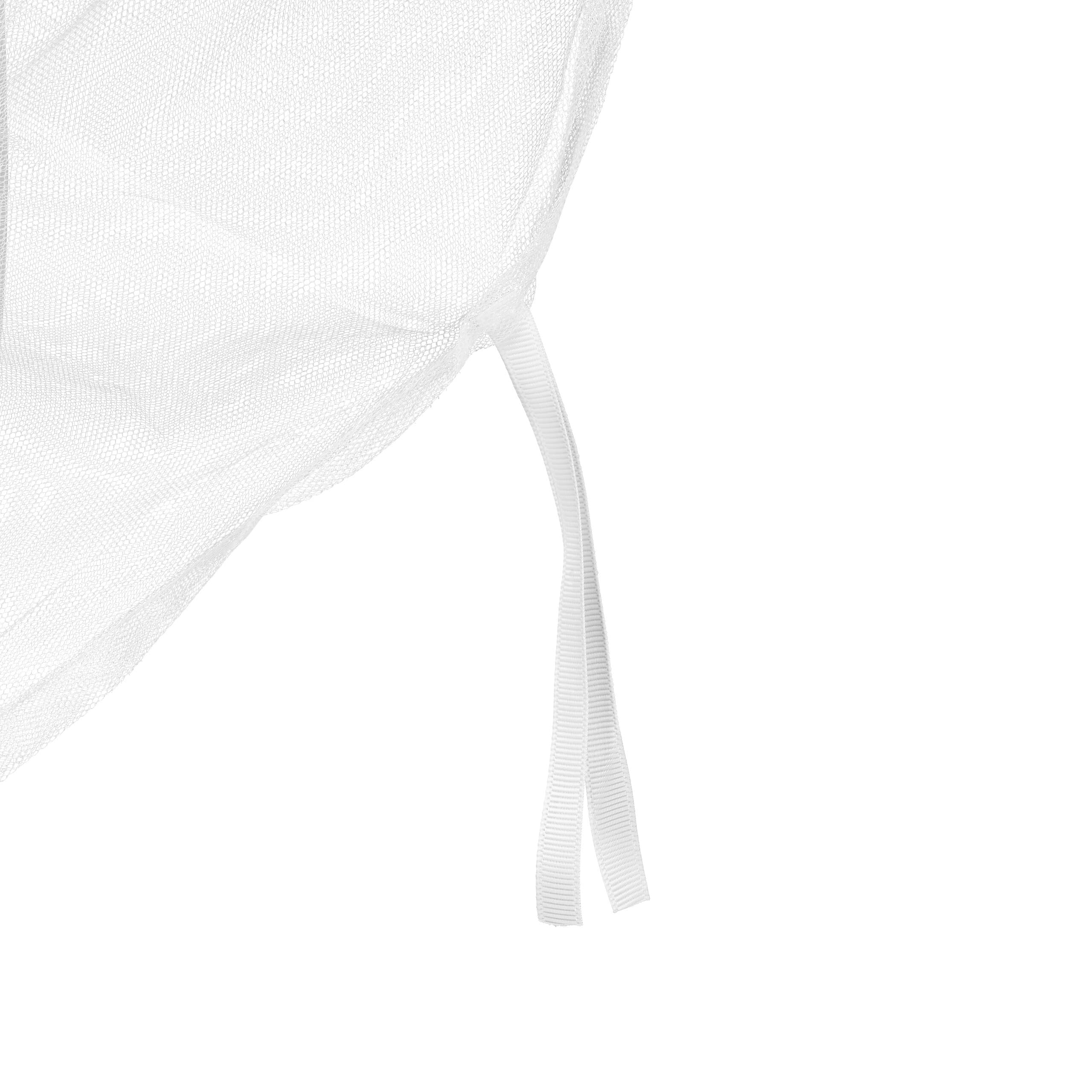 Relaxdays Mosquitera Patio, 250x300x500cm, Malla Antimosquitos, Terraza, Camping, Interior y Exterior, Poliéster, Blanco