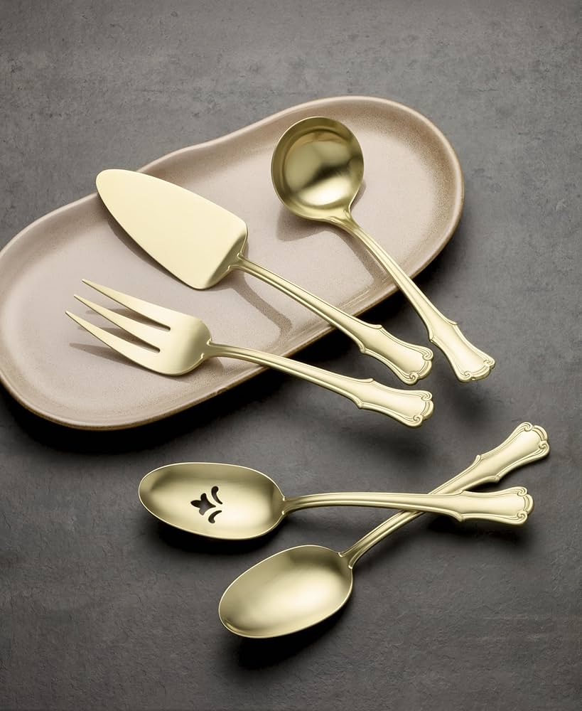 Amazon.com: Oneida 897920 James Street Satin Champagne 5 Piece