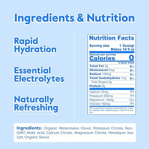 Miniatura 63 de Nectar - Paquete de electrolitos en polvo, sin azúcar y 0 calorías, de frutas orgánicas, hidratación diaria IV para alivio de la deshidratación y la