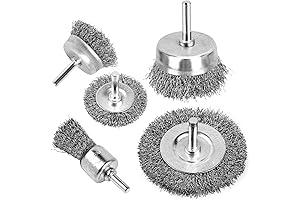 Wire Brush Drill Attachment | Optimal for Rust Cleaning and Surface Stripping