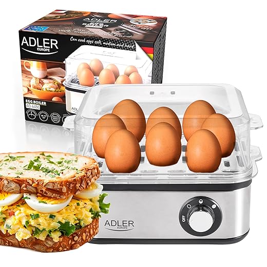 ADLER AD 4486 Eierkocher für 8 Eier