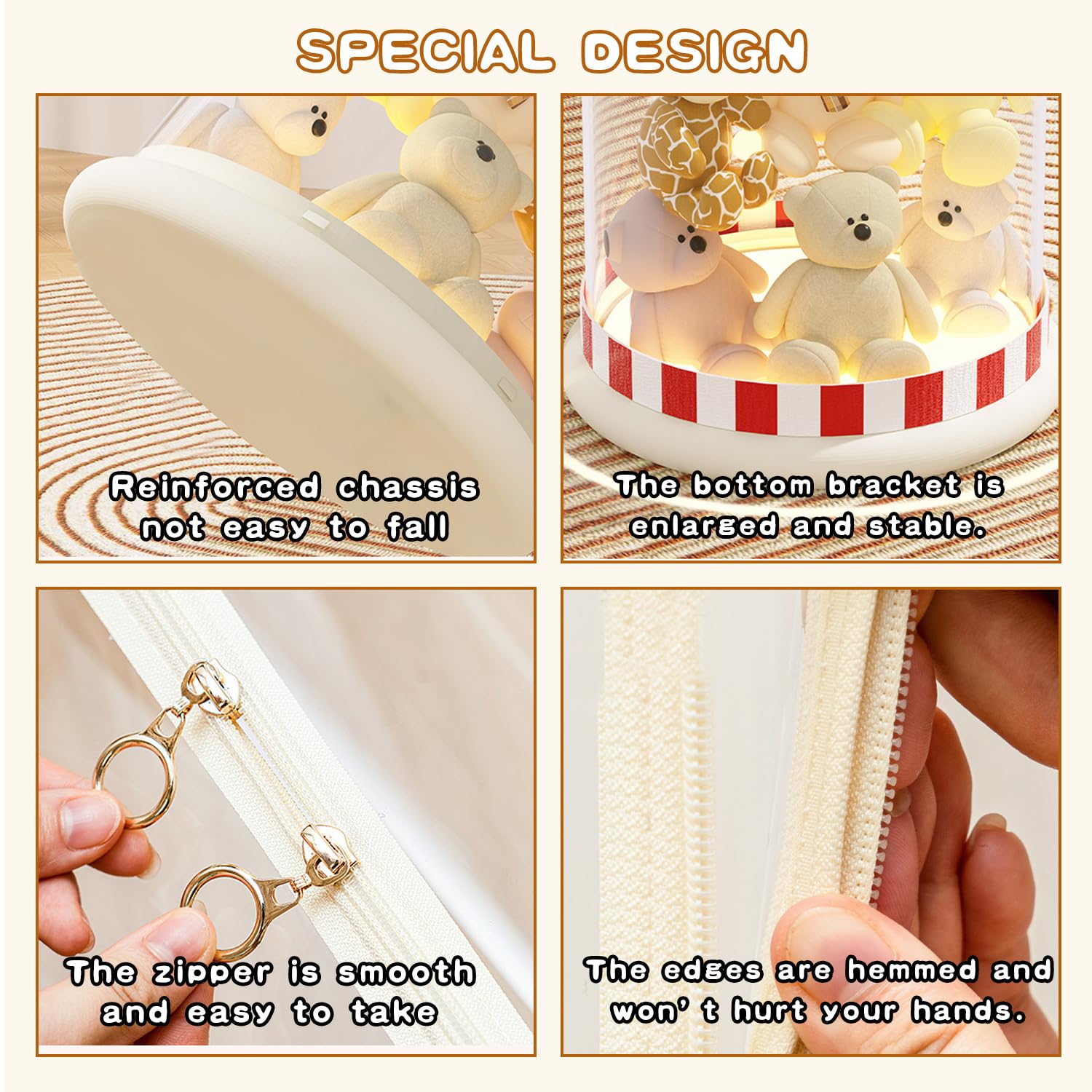 Caja de Juguetes para Animales de Peluche, Organizador de Almacenamiento de Juguetes con Ruedas y Tapas, baúl de Juguetes Transparente para almacenar Animales de Peluche, Cubo orga