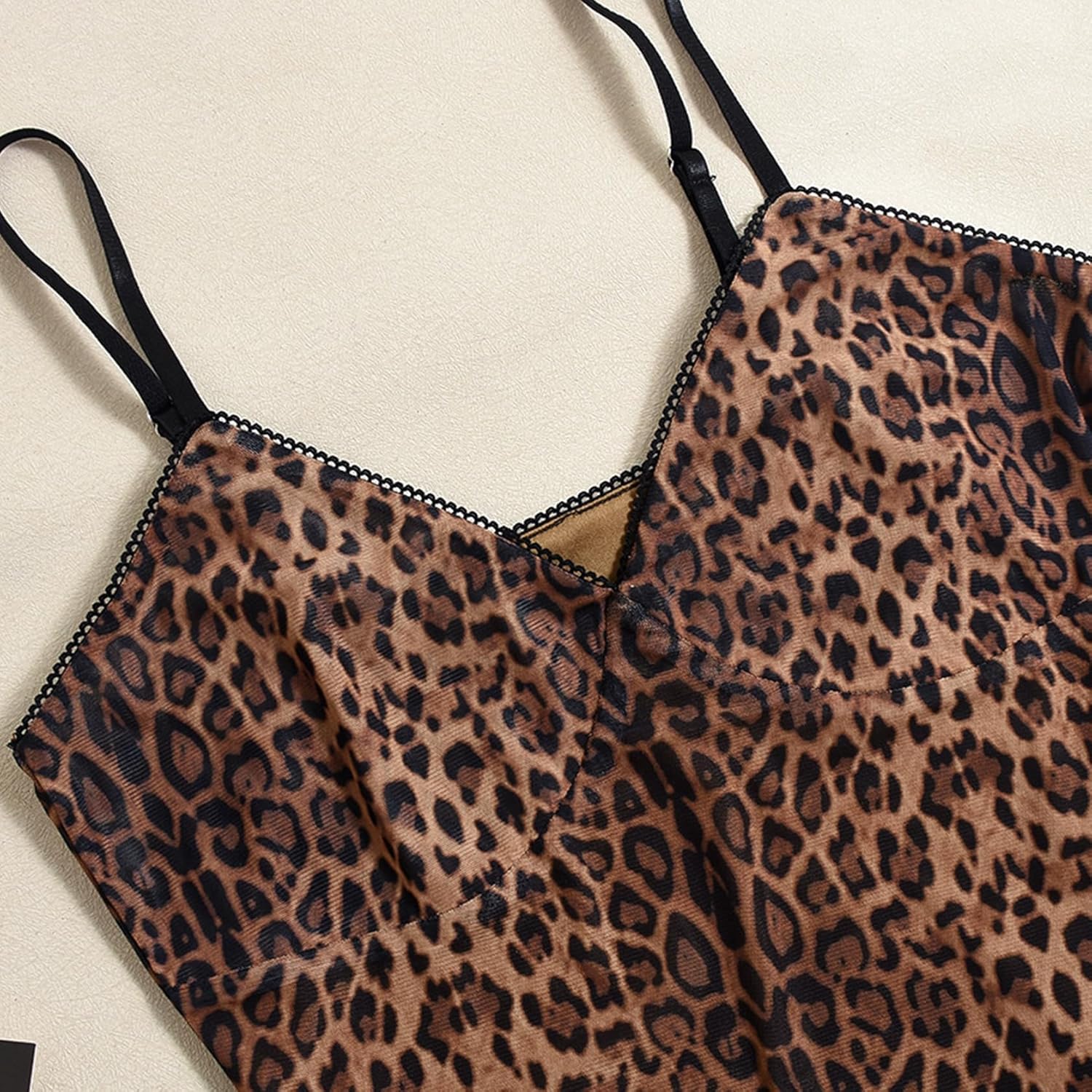 Summer Mini Dress for Women Elegant V Neck Spaghetti Strap Short Bodycon Party Dress Vacation Wear - Image 5