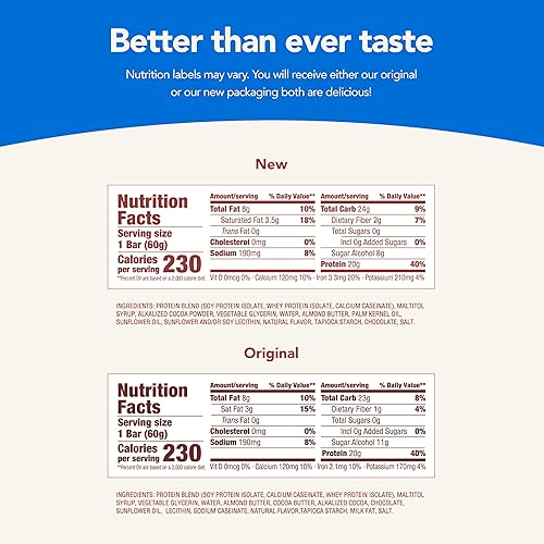 Miniatura 3 de Think thinkThin Barras ricas en proteína de 20 gramos  Brownie crujiente 0 gramos de azúcar sin edulcorantes artificiales sin gluten sin OMG 21