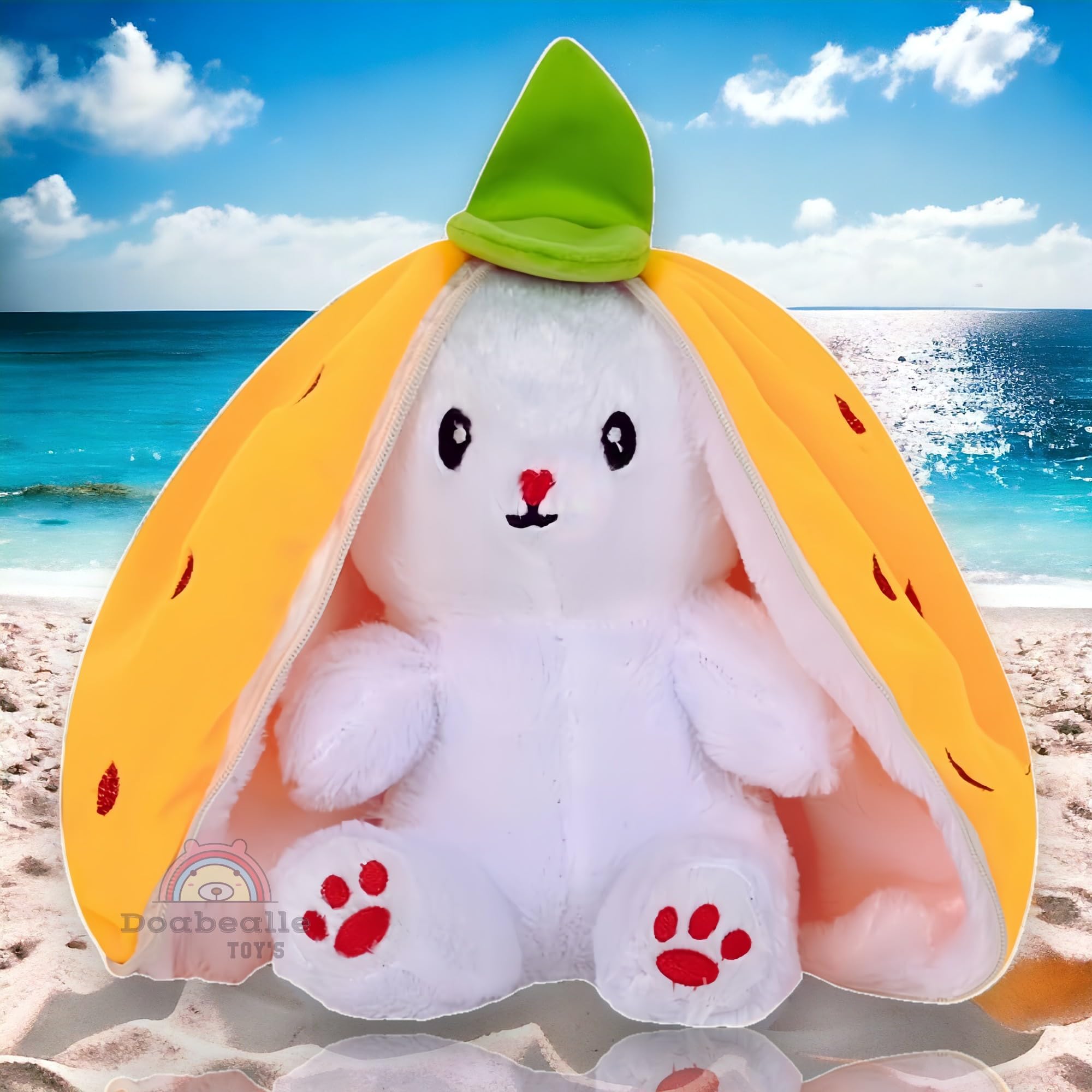 See full amazon price history chart for Doabealle Toys Reversible Zipper Bunny Teddy Cute Fruit Rabbit Easter Bunny Stuffed Animal Plushie Birthday Gift for Boys, Girls and Kids 30cm(Yellow fruit Strawberry) Doabealle Toys Reversible Zipper Bunny Teddy Cute Fruit Rabbit Easter Bunny Stuffed Animal Plushie Birthday Gift for Boys, Girls and Kids 30cm(Yellow fruit Strawberry) (B0D1LPC7DS) Amazon Price History, Amazon Price Tracker