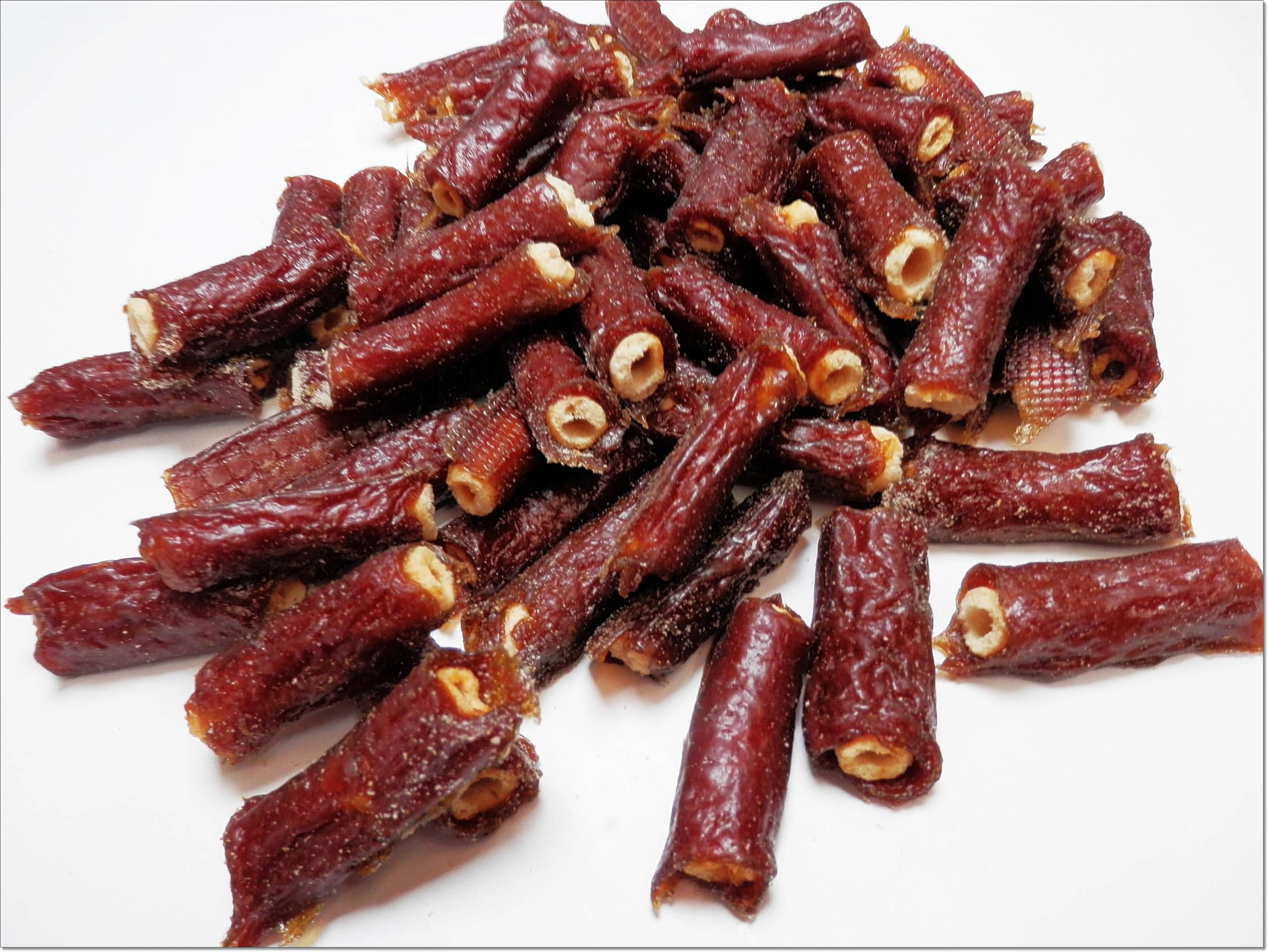 Duck & Rice Tubes Jerky Premium Chewy Dog Treats Snacks Dog Chews