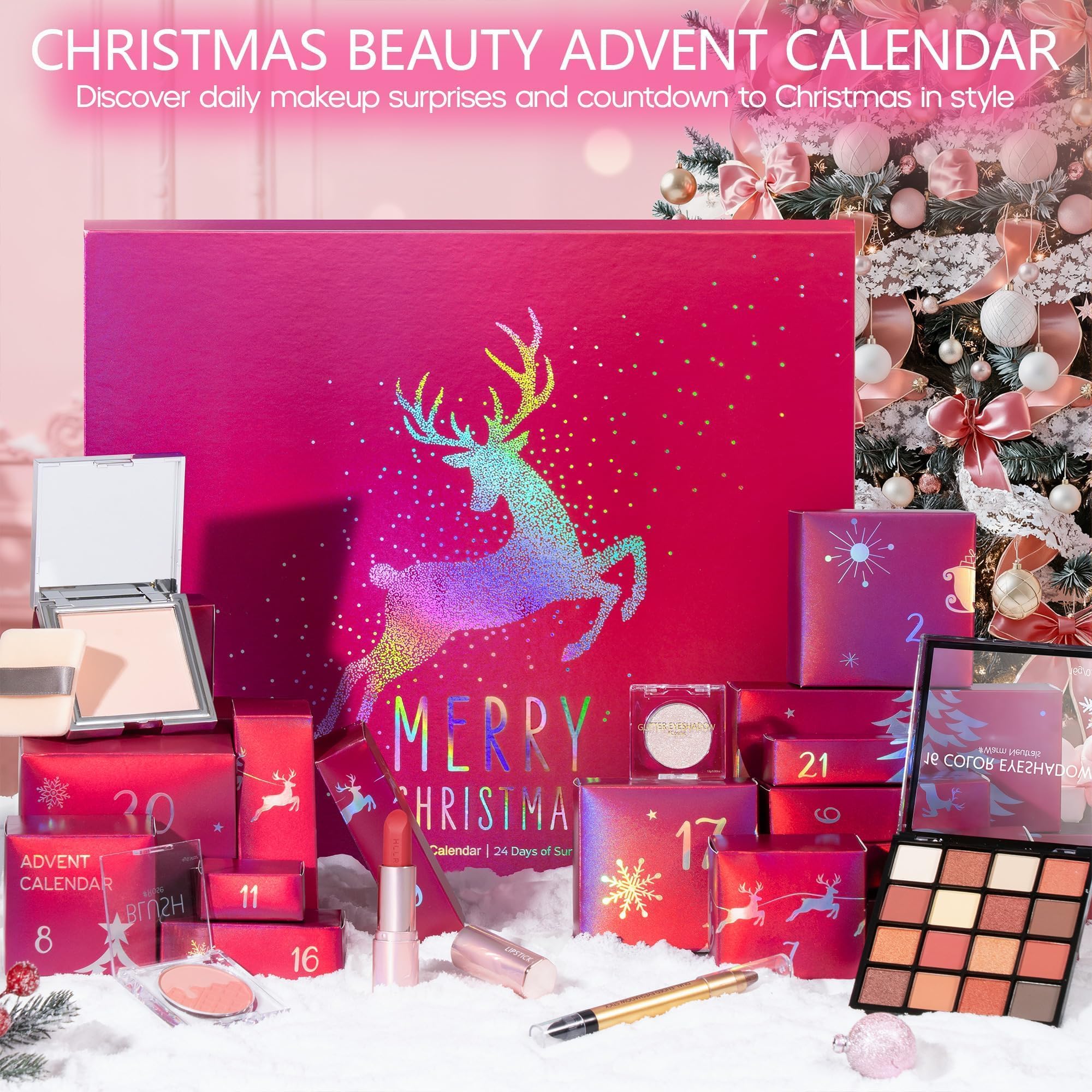 Amazon.com : Makeup Advent Calendar 2025, 24 Days Advent ...