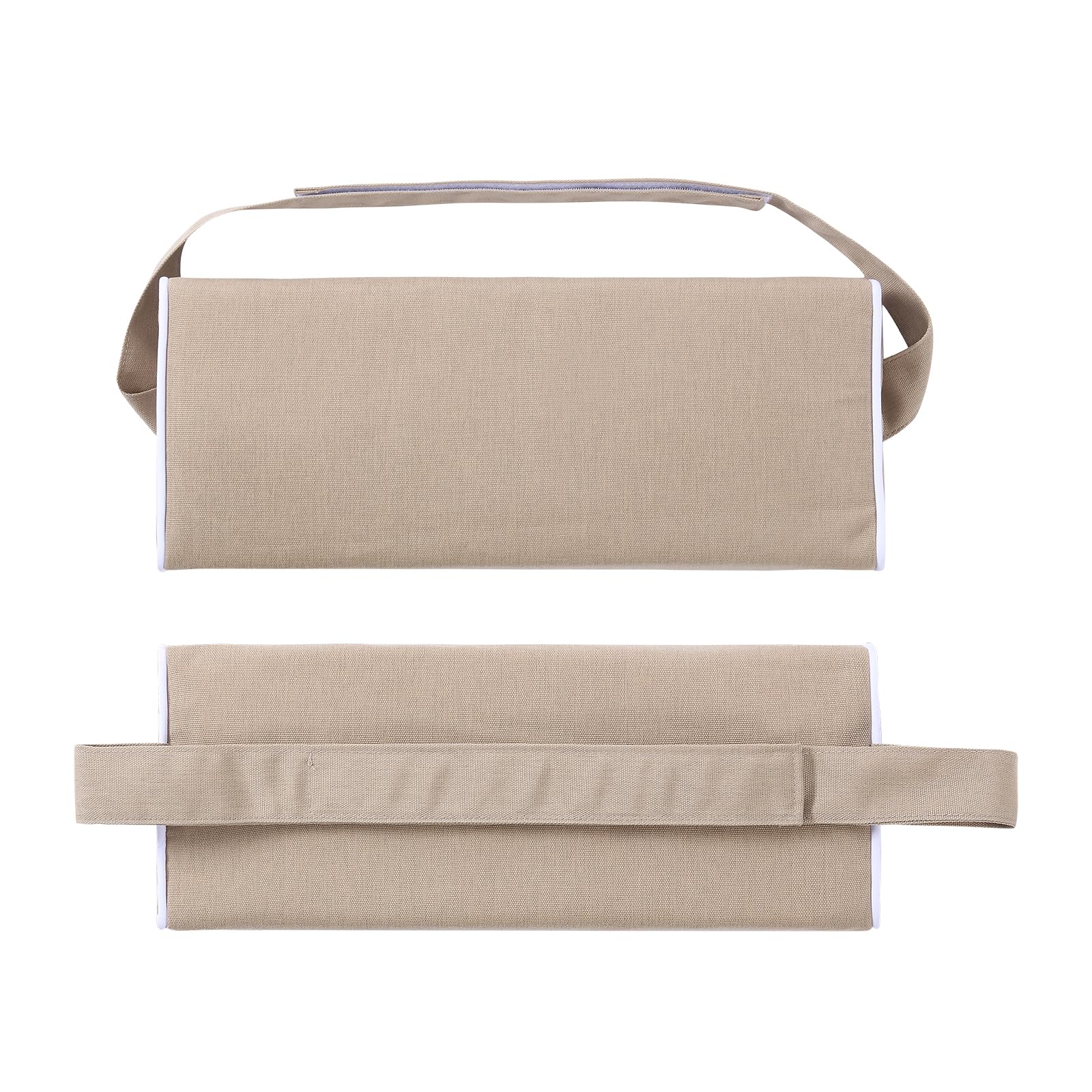 Enipate Outdoor Chaise Lounge Head Pillow, Pack of 2 Water Resistant Headrest Pillows with Elastic Band for Pool Patio Chairs