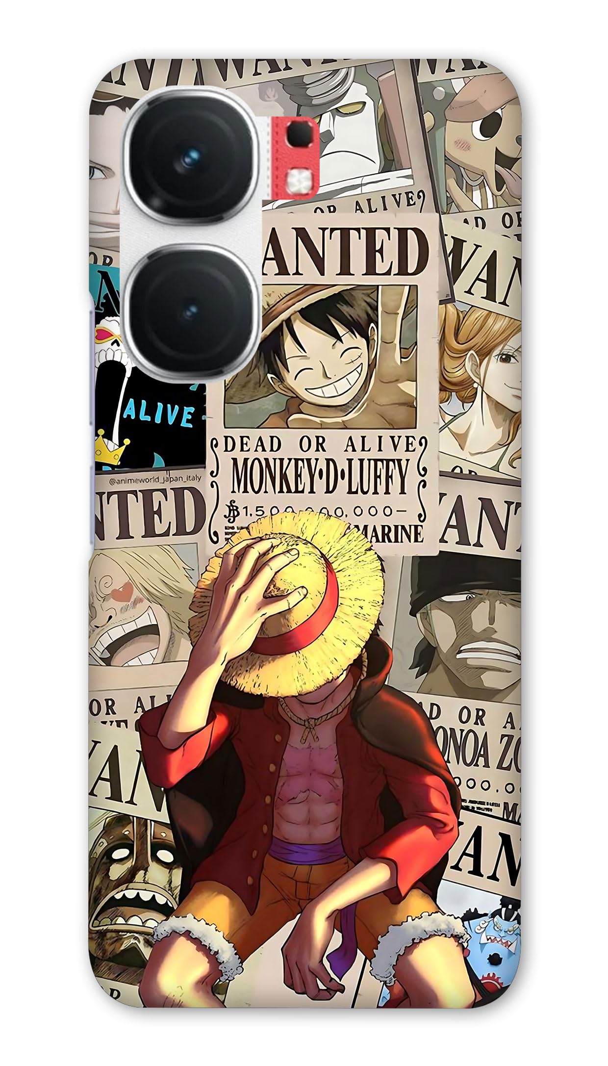 NDCOM iQOO Neo 9 Pro Back Cover Premium | Durable iQOO Neo 9 Pro Back Cover | Stylish iQOO Neo 9 Pro Back Case | Anime One Piece Wanted Luffy Printed Hard Case (B0DFMKRQRY) Amazon Price History, Amazon Price Tracker