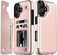 Vista 490 de LETO para iPhone 15 Pro Funda tipo cartera - Tapa tipo folio con patada - Diseños de moda - Tarjetero - Funda protectora para mujeres y niñas - 6.1