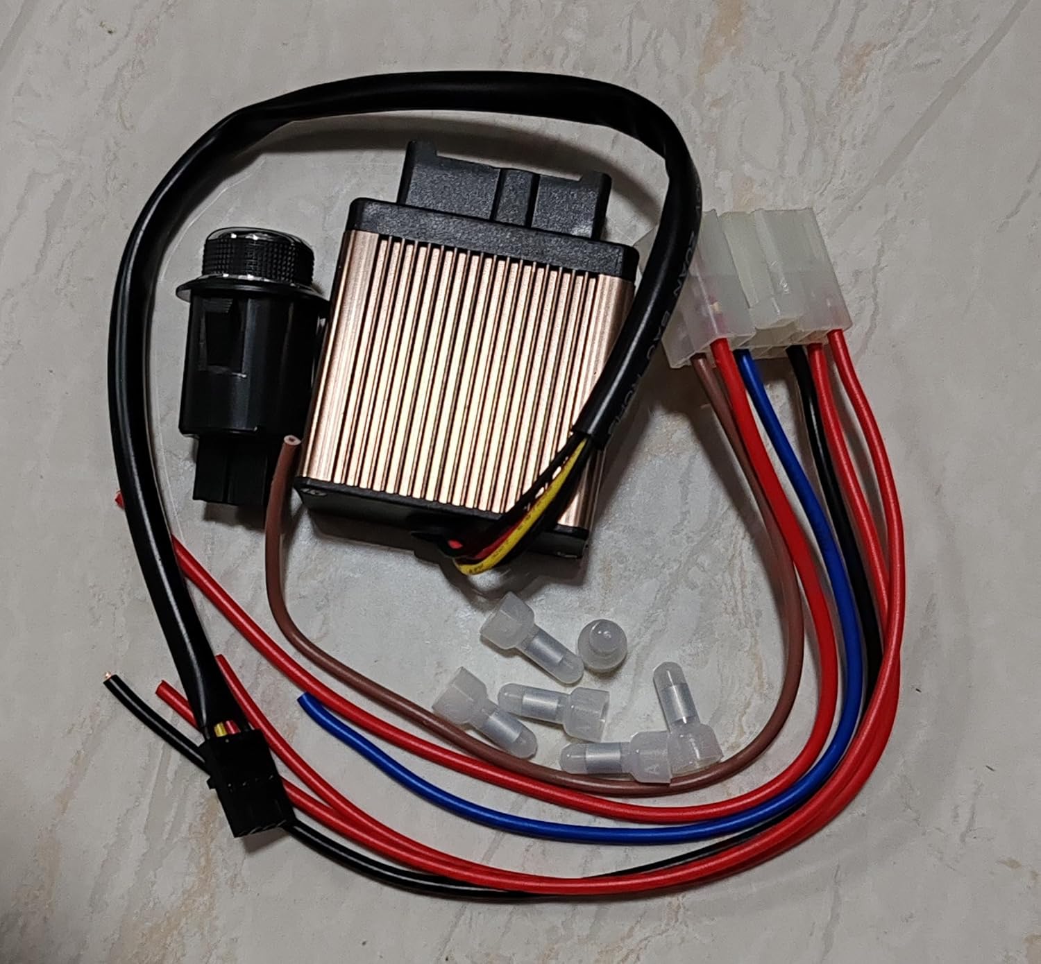 12V Ventilation & Heating Switch Controller Kit - Car Seat Climate Control with Wiring（Ventilation+Heating）