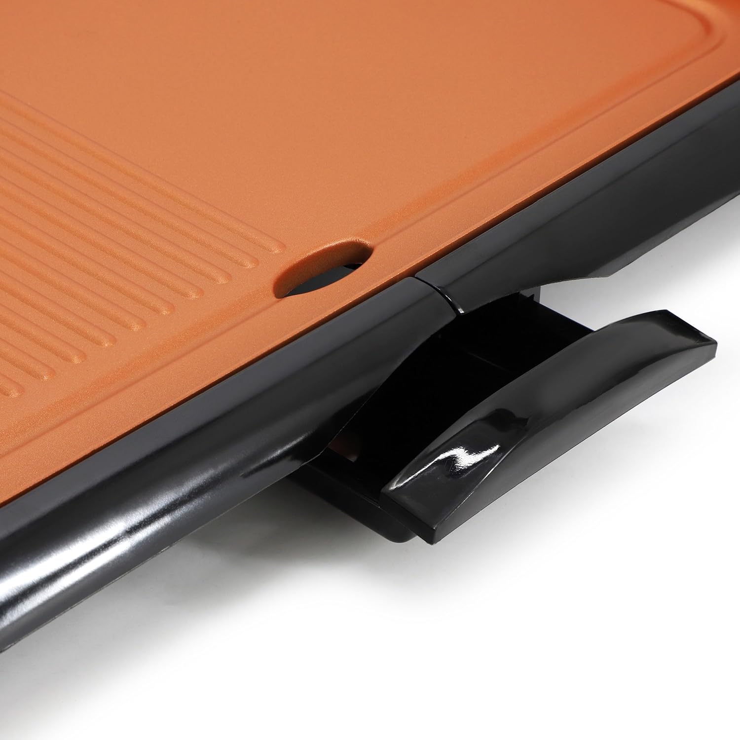 MegaChef Copper Coated Electric Grill/Griddle with Non-Stick Coating, Adjustable Temperature Control, Warming Rack & Drip Tray, Versatile Small Kitchen Appliance (18.89 Inch Grill/Griddle)