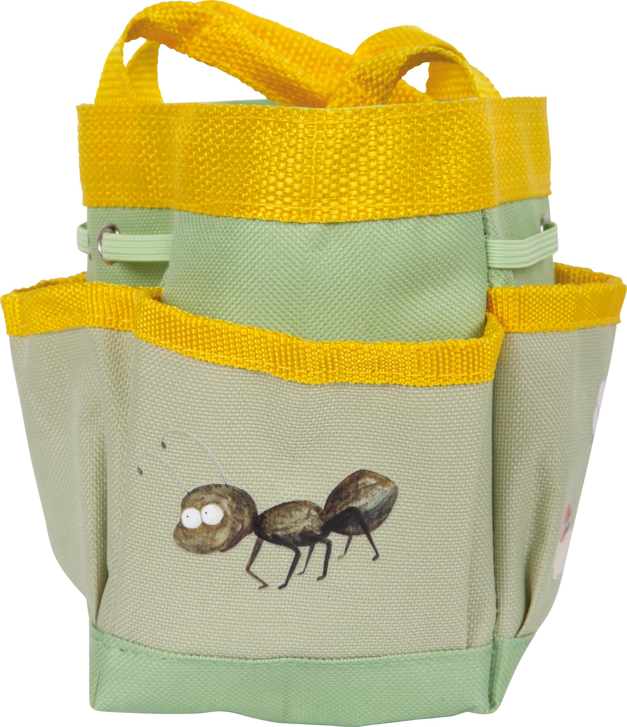 small foot Bolsa Herramientas de jardín Tiny Garden Infantil Madera Metal, a Partir de 3 años, 12664, Multicolor