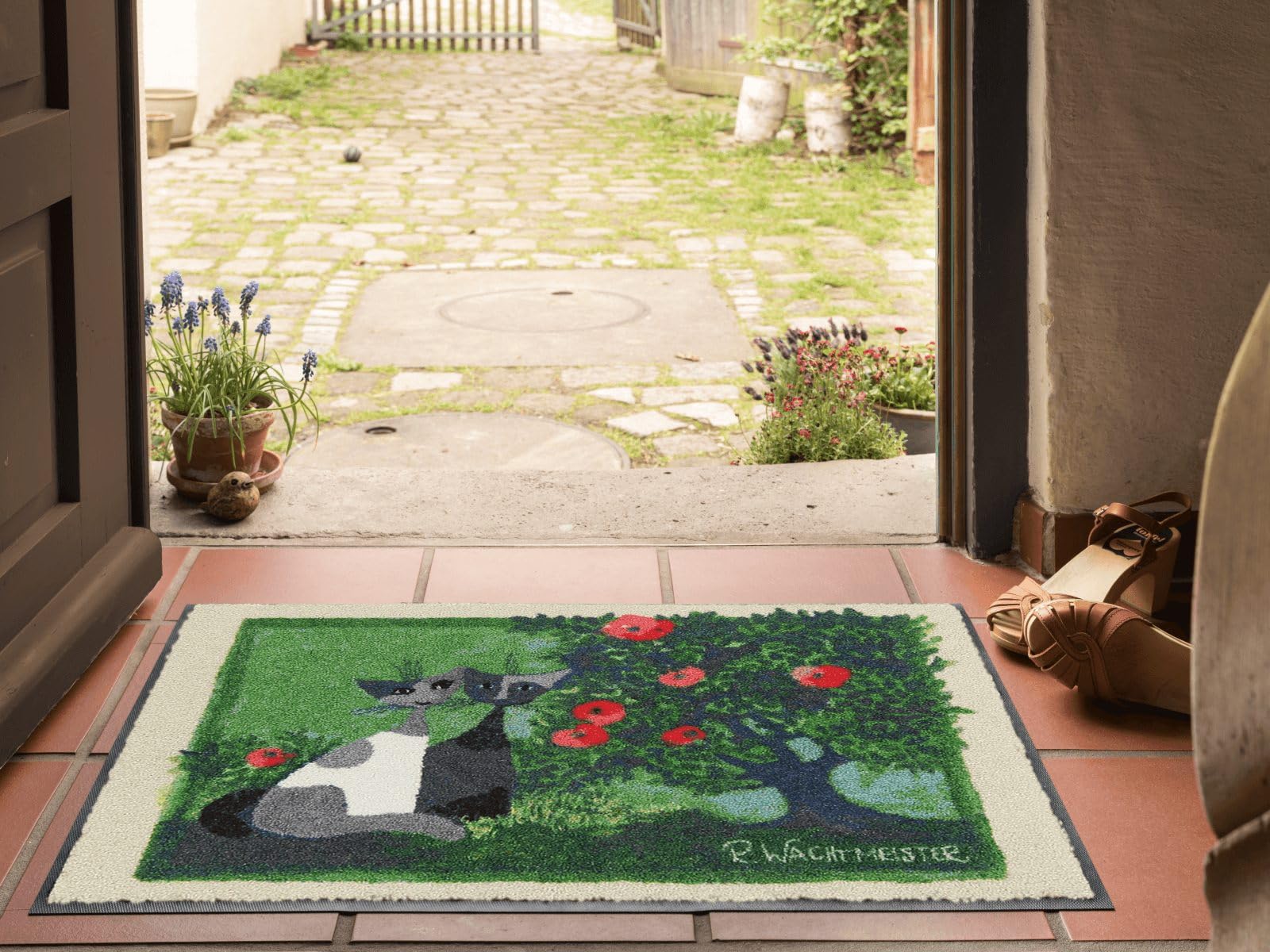 Salonloewe Fussmatte Adamo ed Eva I Schmutzfangmatte & Fußabtreter für Innen 50 x 75 cm