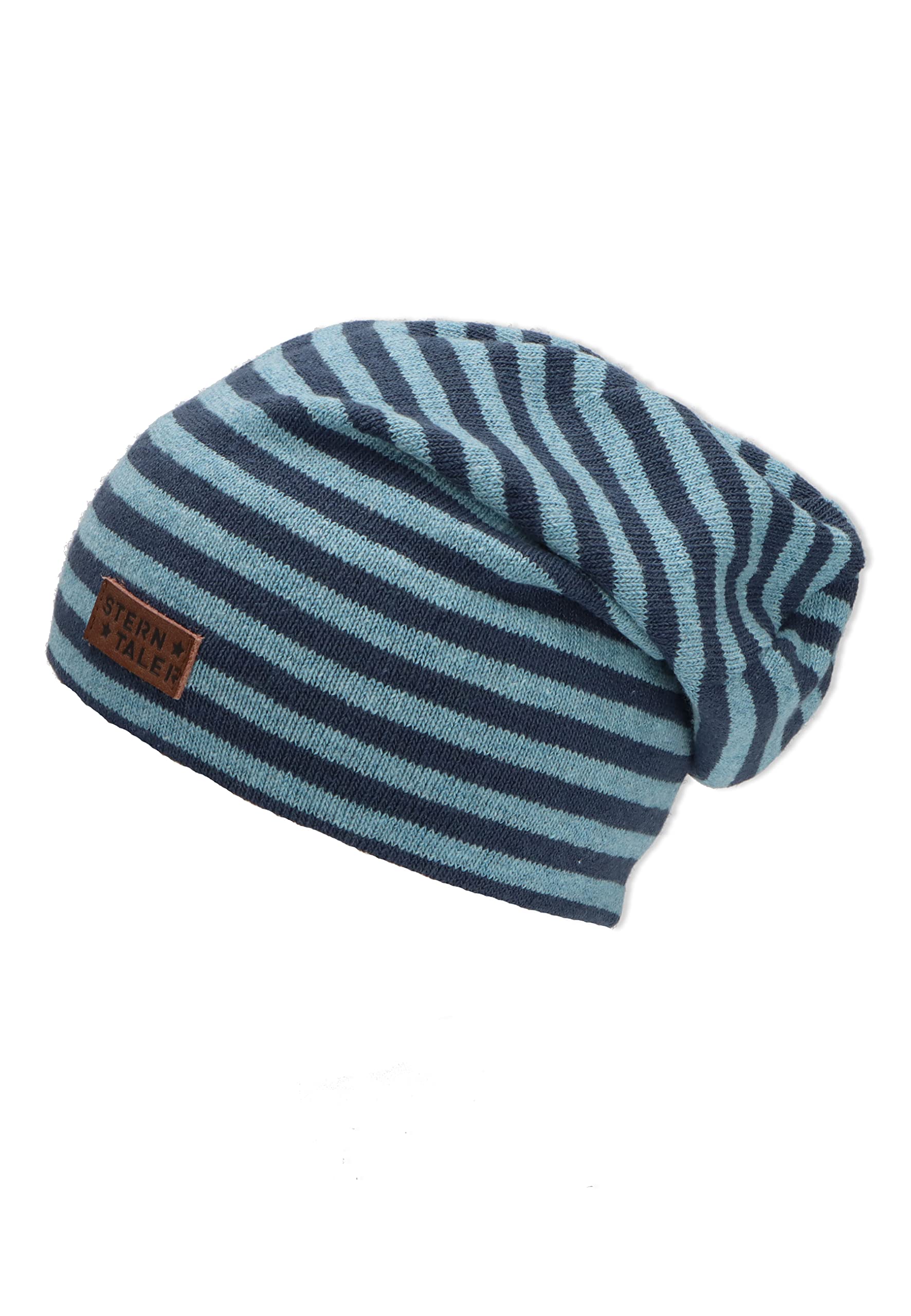 Sterntaler Berretto Unisex GOTS Slouch-Beanie Azzurro, Taglia 39