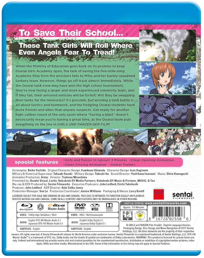 その他 Girls Und Panzer Der Film/ [Blu-ray] [Import] dwos6rj Amazon.com: Girls und Panzer - Der Film: 4260394337618