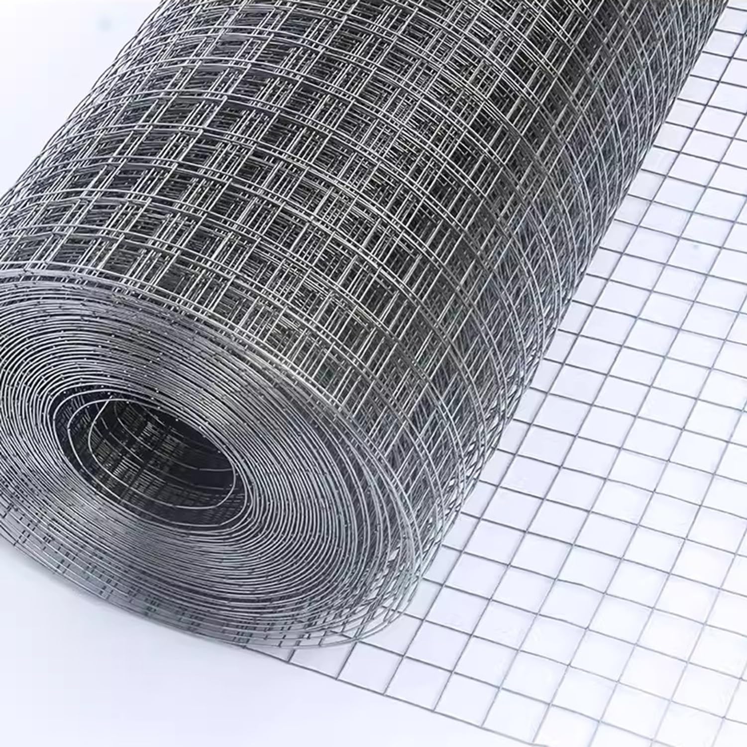 304 Stainless Steel Welded Wire Mesh 18mm Hole Square Hardware Cloth Fence Roll Garden Netting for Or Animal Control(1x2m)