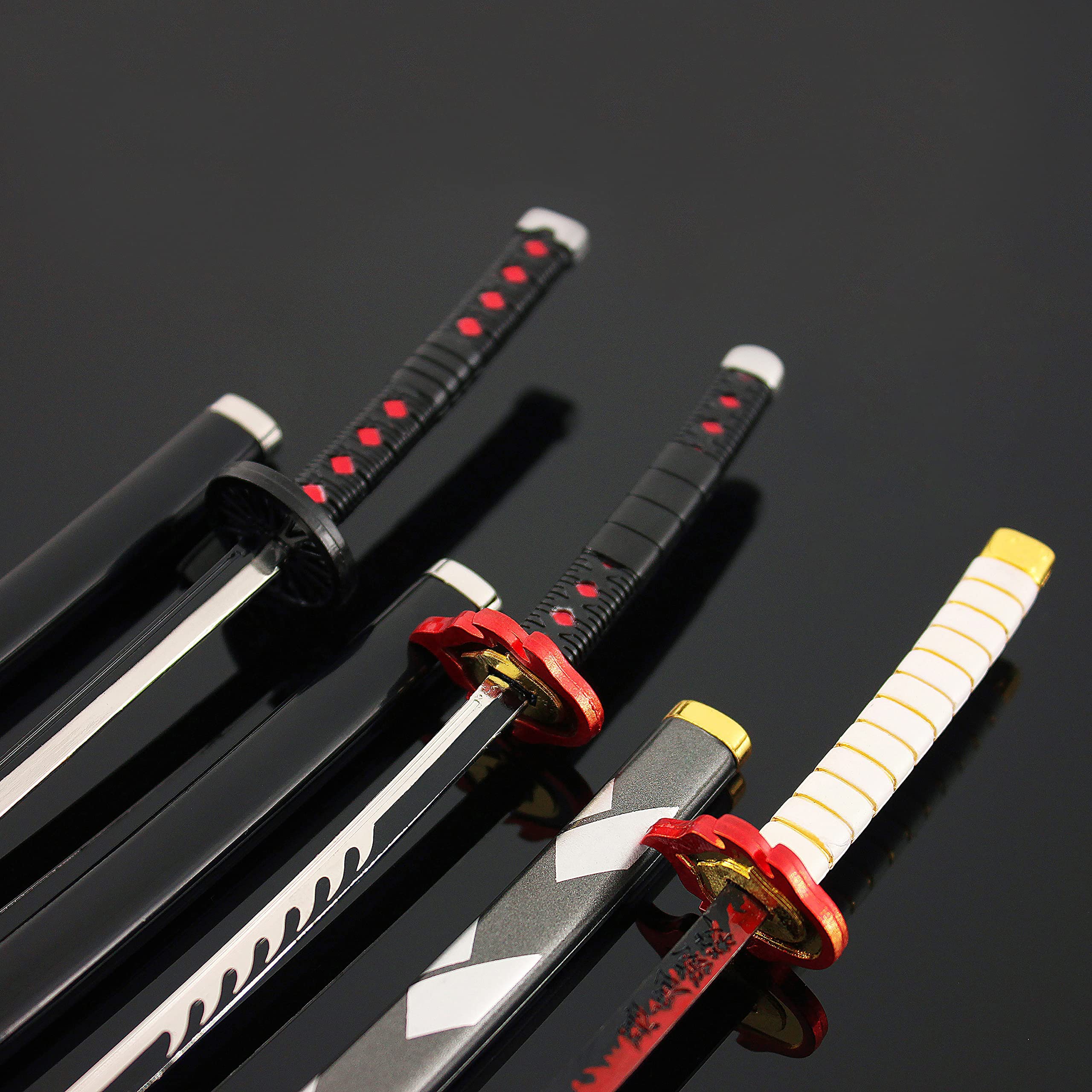 Buy Oppulents demon slayer mini toy swords action figure pack of 3