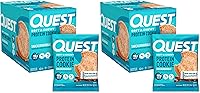 Vista 14 de Galletas proteínicas Quest Nutrition con sabor a canela y mantequilla marrón, 15g de proteína, 1g de azúcar, 2g de carbohidratos netos, aptas