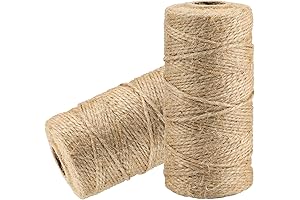 YZSFIRM 1.5mm 656 Feet Natural Hemp Cord String