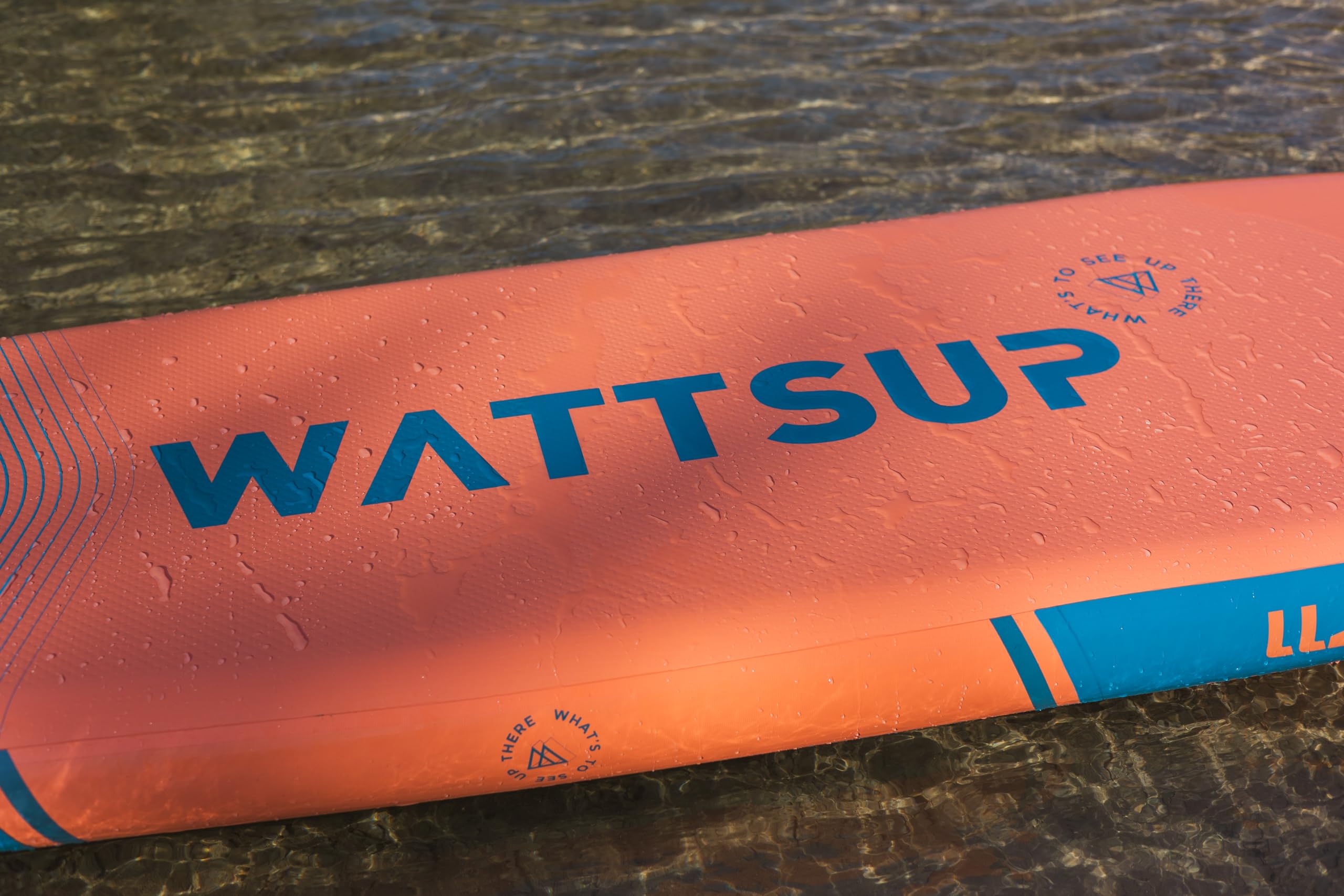 Wattsup - SUP Stand Up Paddle gonfiabile - Gamma First - Dropstitch - Pacchetto completo: Pagaia, Leash, Pompa, Borsa da trasporto
