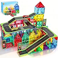 Perbabe 72 pezzi Costruzioni Magnetiche Giochi Bambini, Più forte Costruzioni per