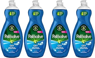 Ultra Dishwashing Liquid Dish Soap, Oxy Power Degreaser - 32.5 Fl Oz (Pack of 4)
