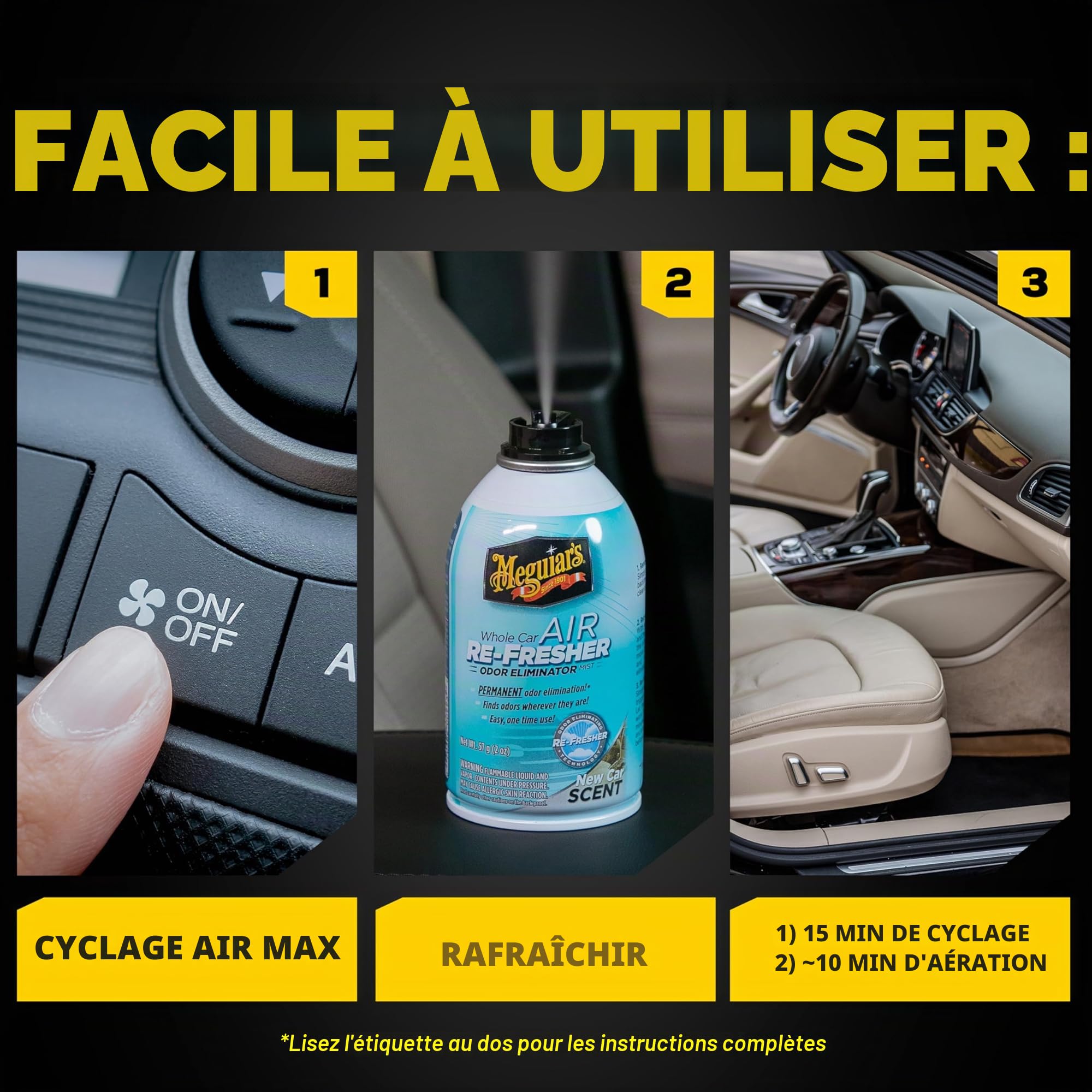 Meguiar's Air Re-Fresher Mist - New Car Scent 59ml