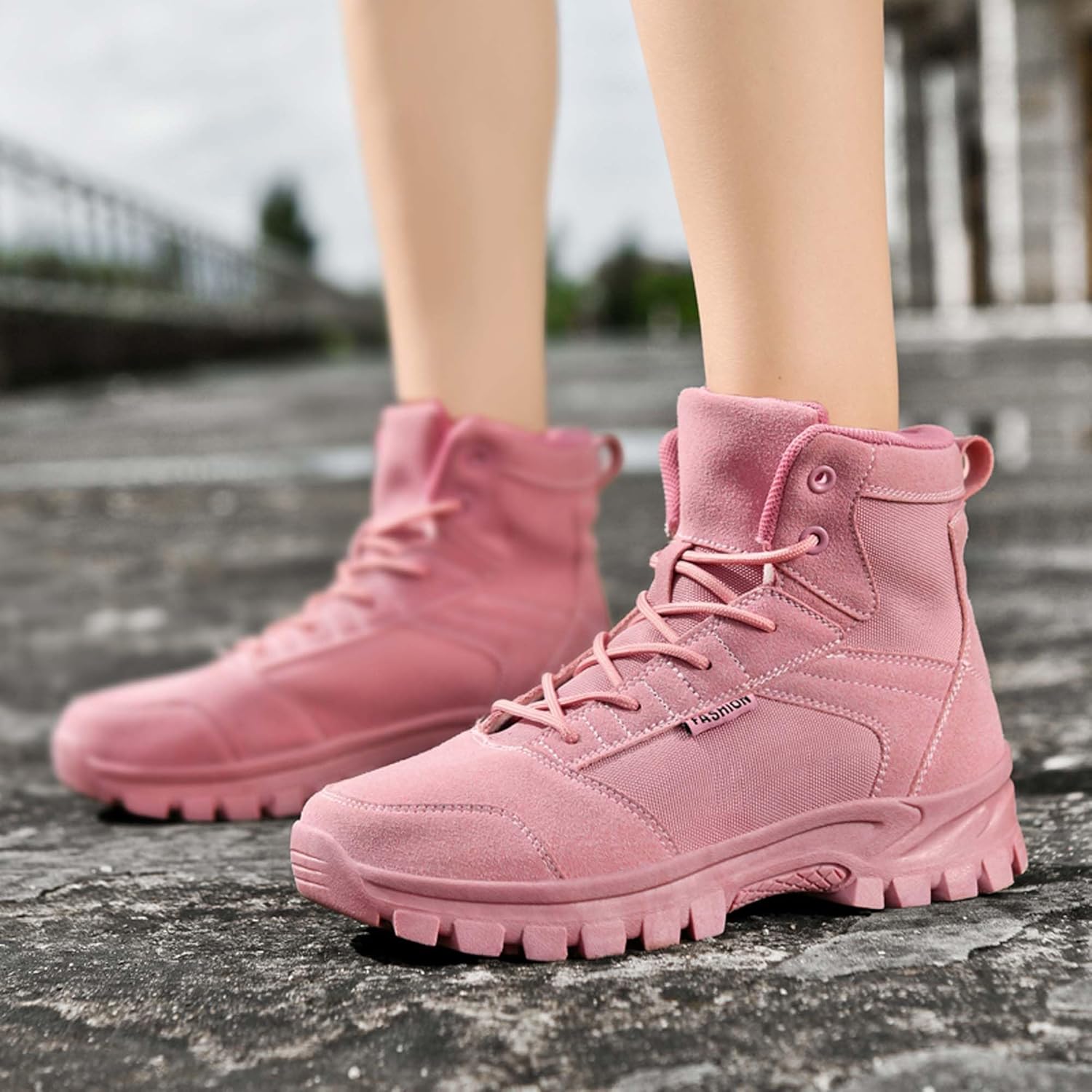 Men's Women's Tactical Military Boots Plus Size Outdoor Off-road Training Combat Desert Boots Classic High Top Hiking Mountain Climbing Camping Sports Shoes