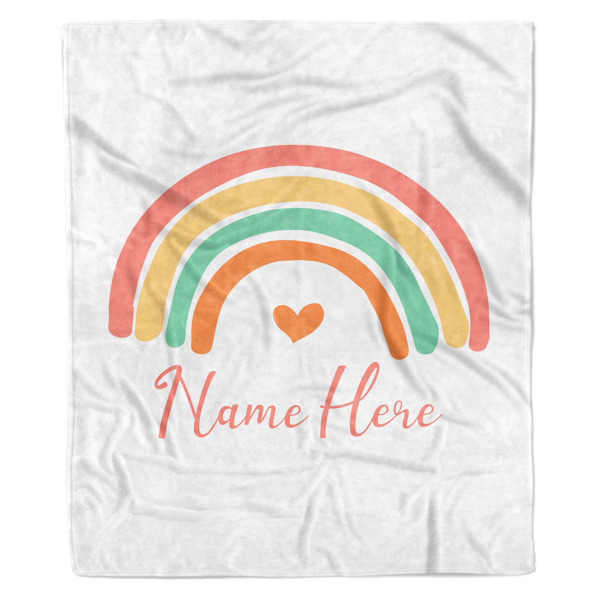 Manta personalizada de arco iris, manta con nombre personalizado, manta de arco iris, regalo para profesora, manta personalizada de regalo para ella, manta de arco iris, manta de regalo personalizada