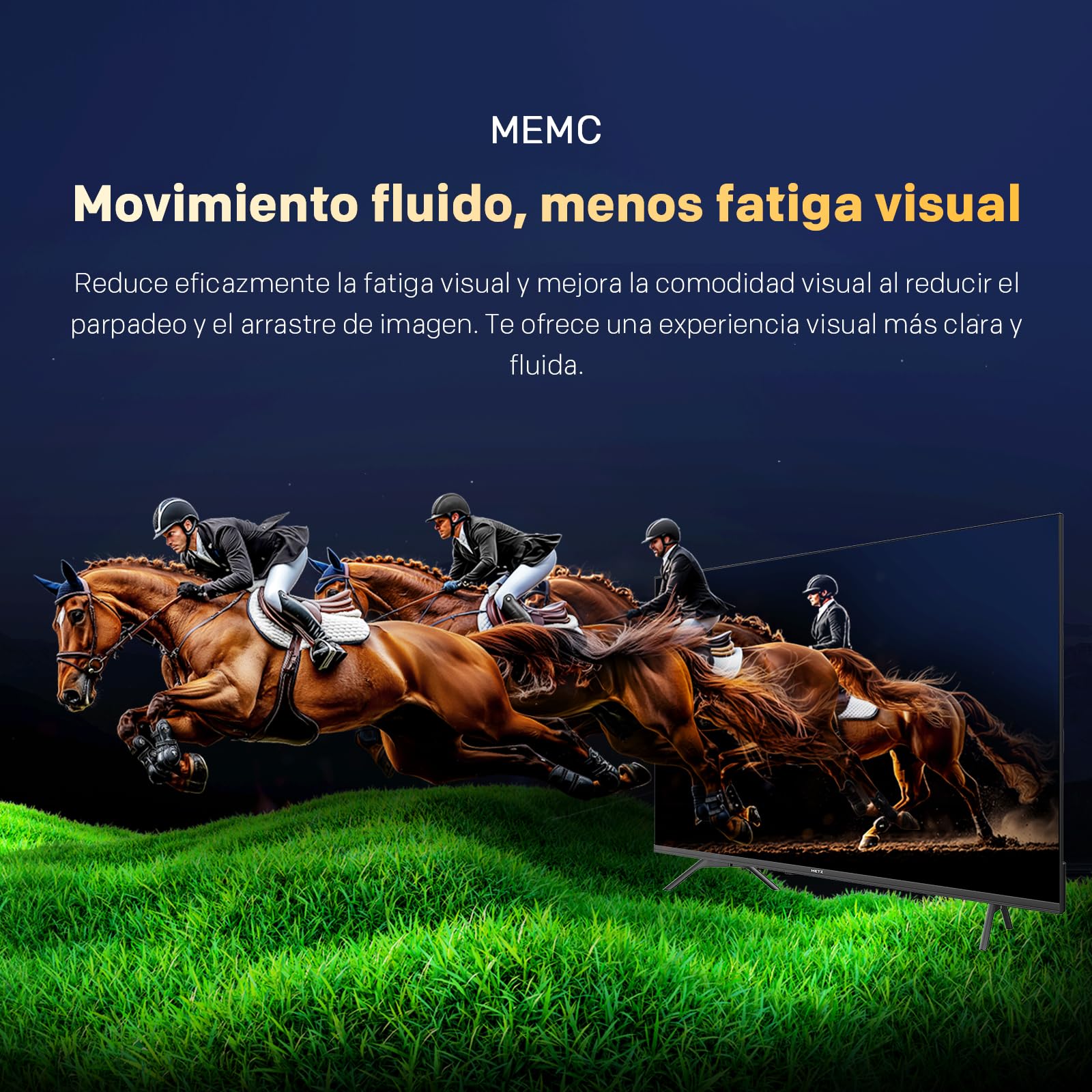 Metz 55MUF7000Z 55" Smart TV, 4K UHD Google TV, MEMC, Dolby Vision, Dolby Atmos, Google Cast, Cuidado Ocular, Compatible con el Asistente de Google(2025)