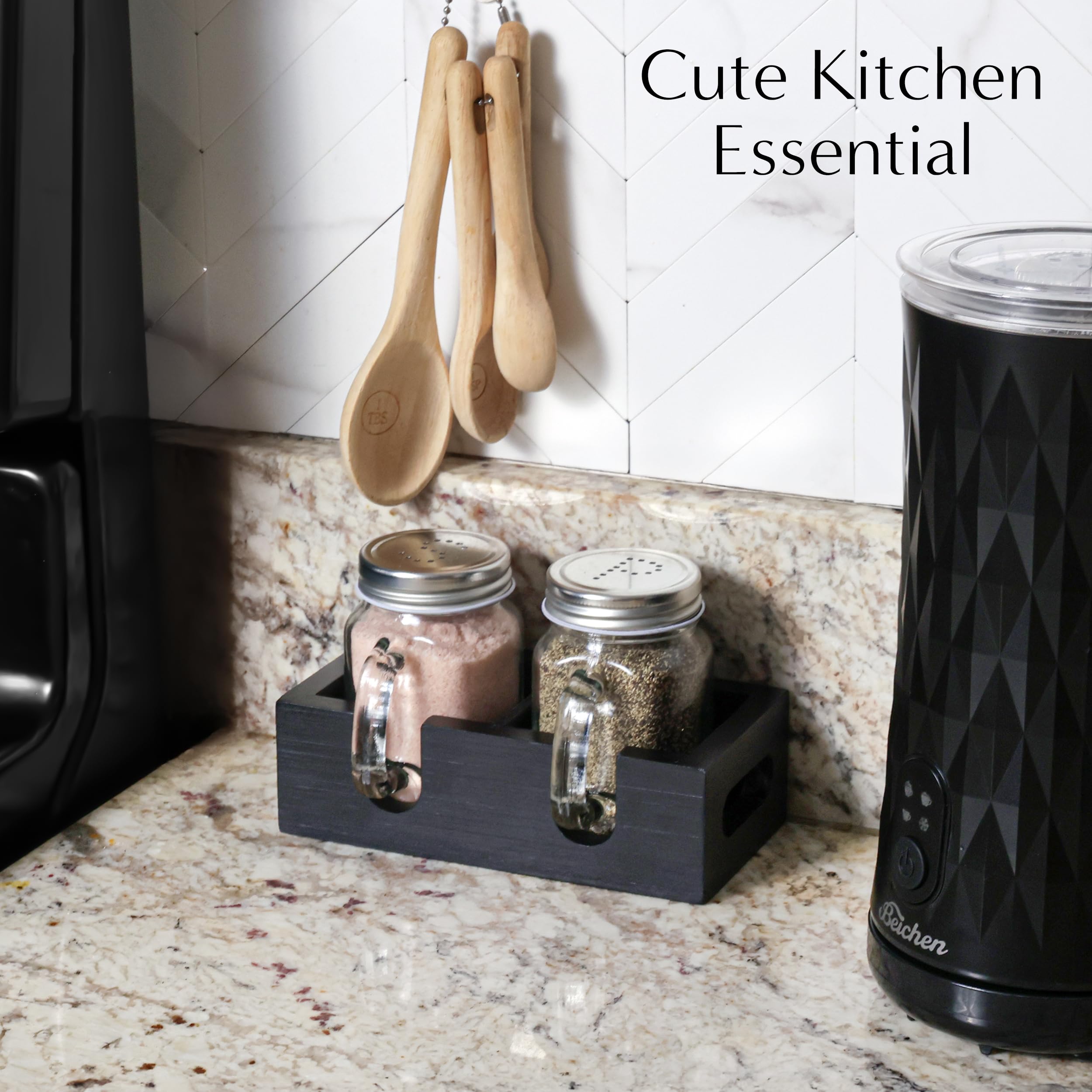 Amazon | Mason Jar ソルト&ペッパーシェイカー - ガラスシェーカー