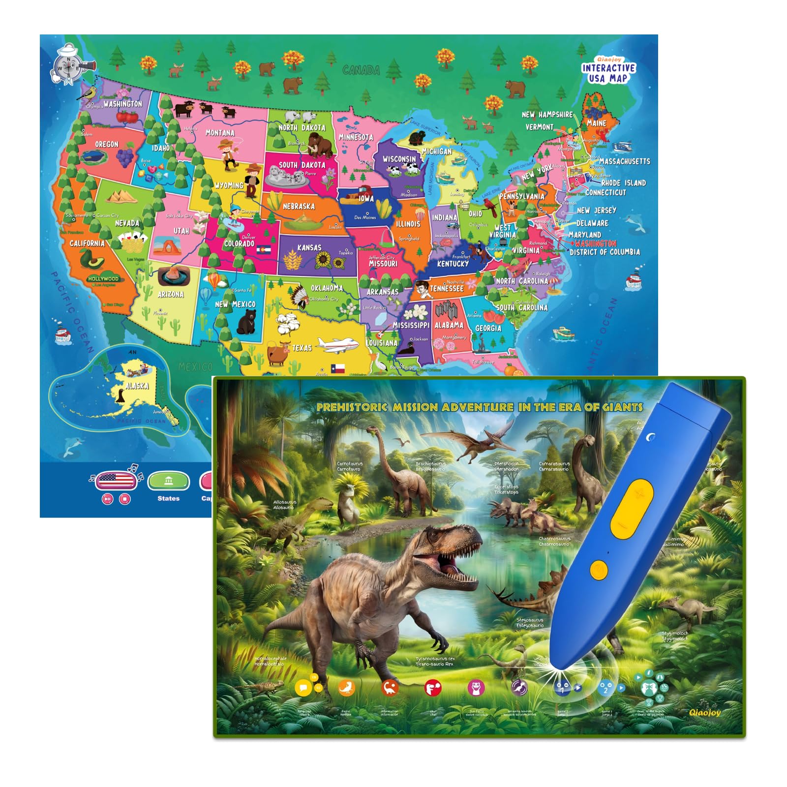 Interactive Dinosaur Poster - Talking Dino Toy -11