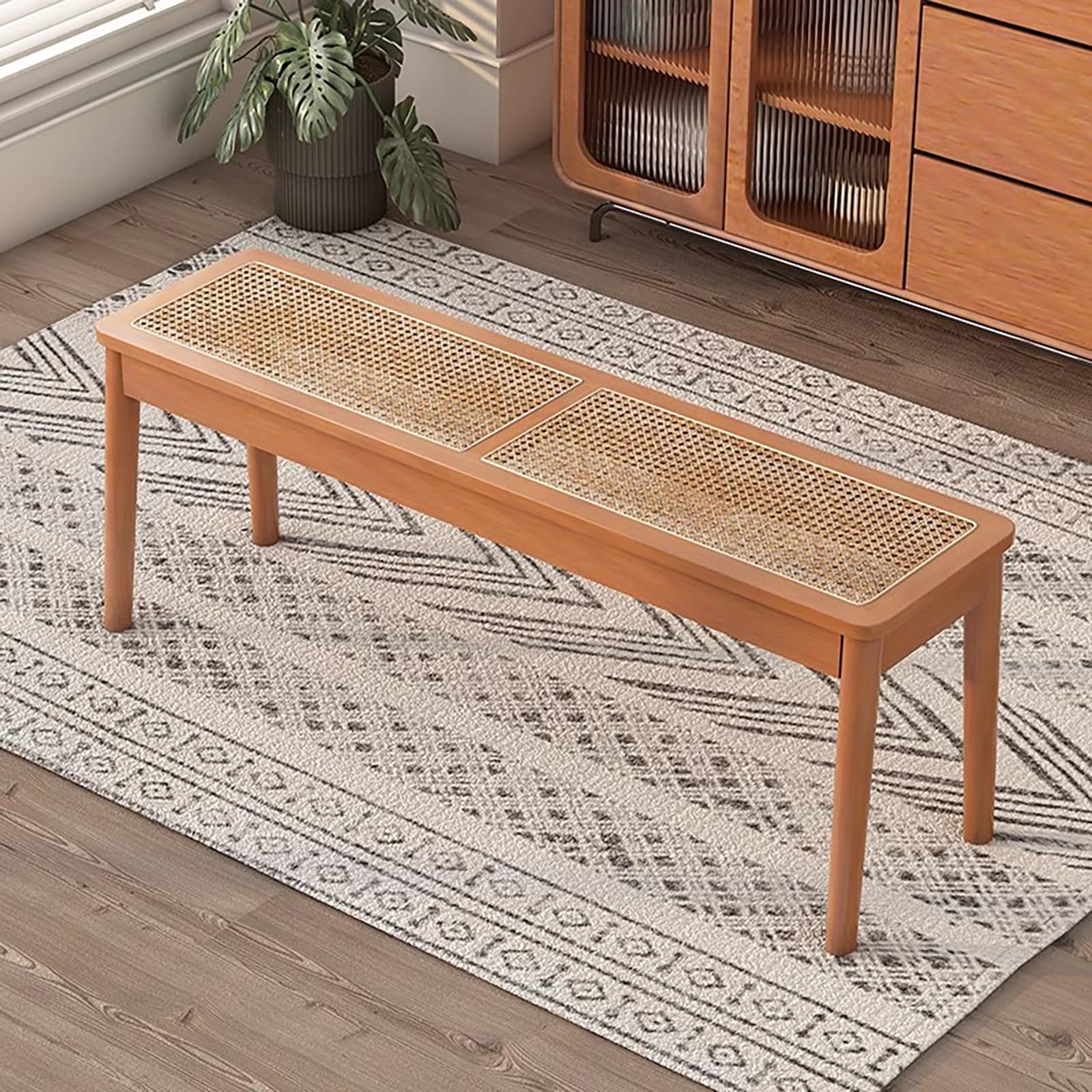 Banc de salle à manger en bois de ferme rustique 150x28x45cm marron