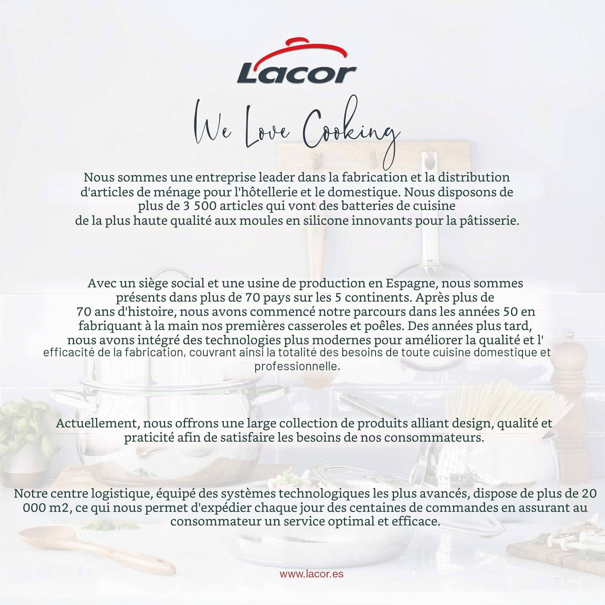 LACOR 27324 – Poêle Aluminium, Couleur Gris
