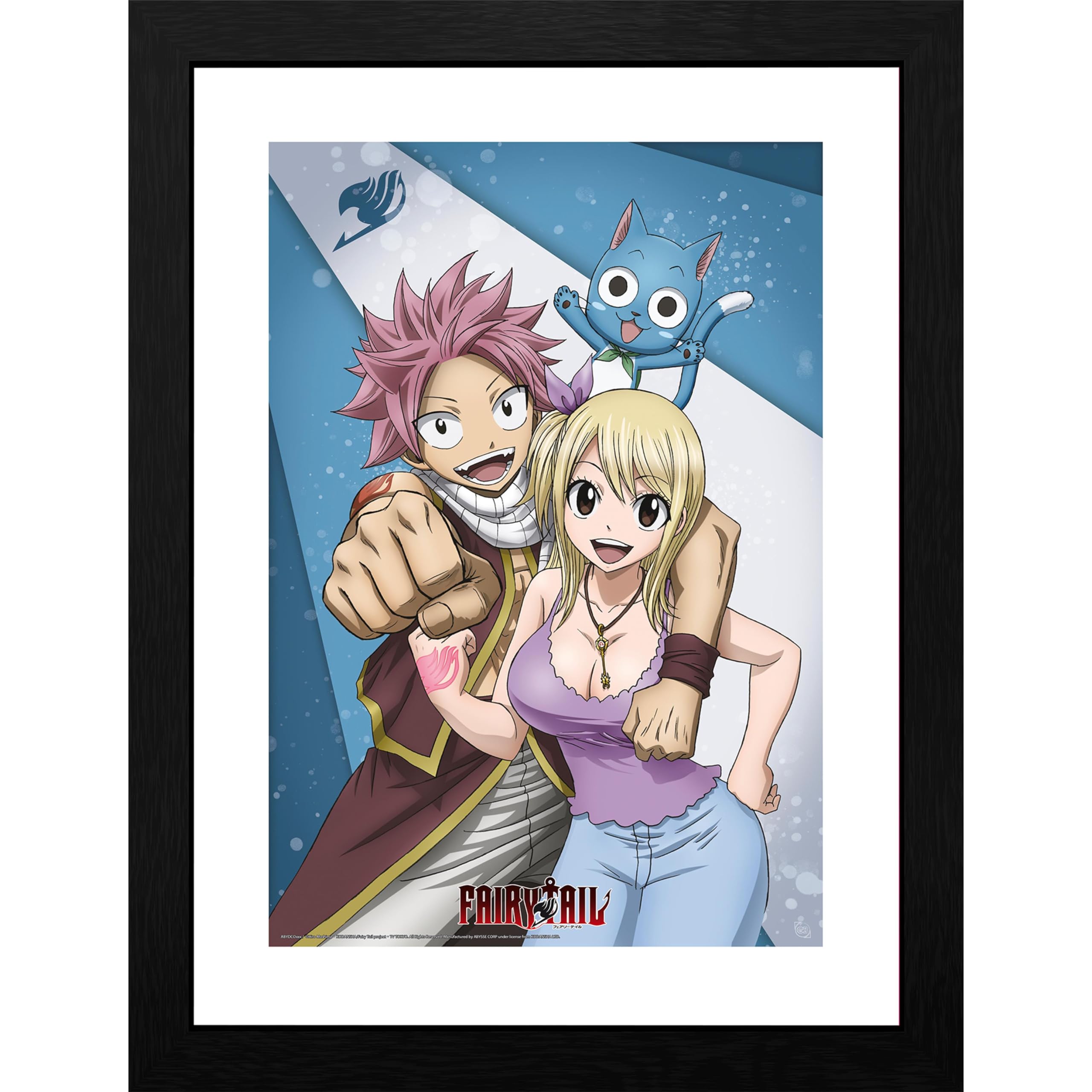 GB eye - FAIRY TAIL Tirage encadré Natsu & Lucy
