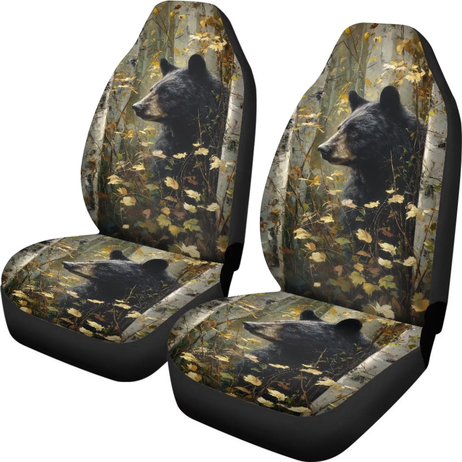 Housse de sieges auto élastiques et résistante de taille 52X138Cm - 2