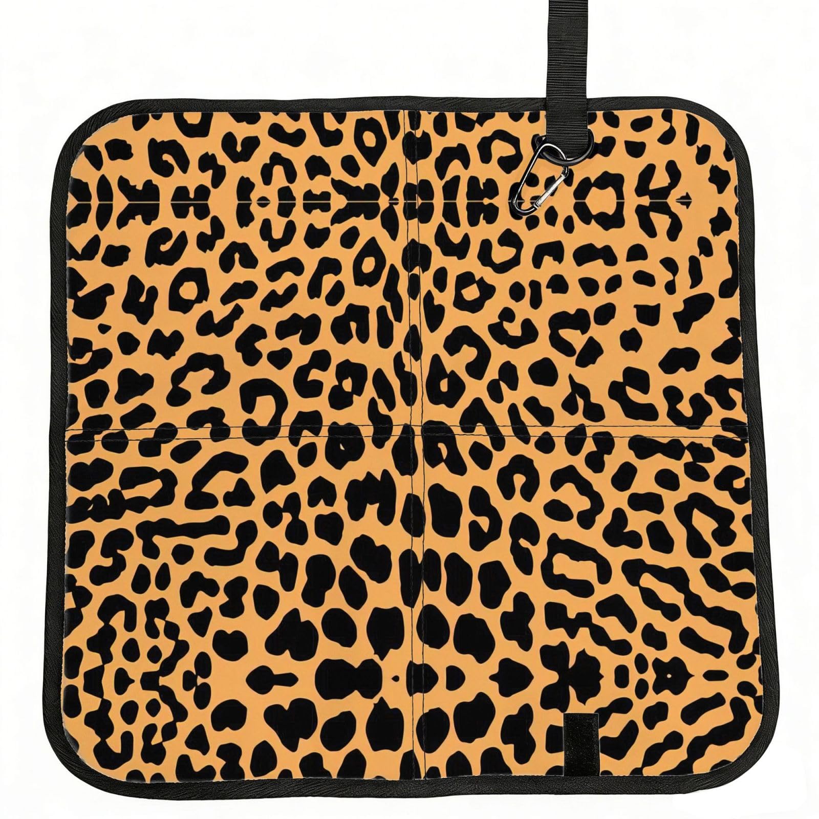 OKFSTY Giraffe Print Print Fold Away Seat Cushion Portable Outdoor Pad Polyester Bleacher Bench Mat Travel Picnic Pad