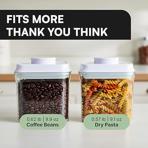 Miniatura 4 de Bop Top - Recipientes herméticos para preparación de comidas con tapas, juegos de recipientes de almacenamiento de alimentos, organizador de nevera