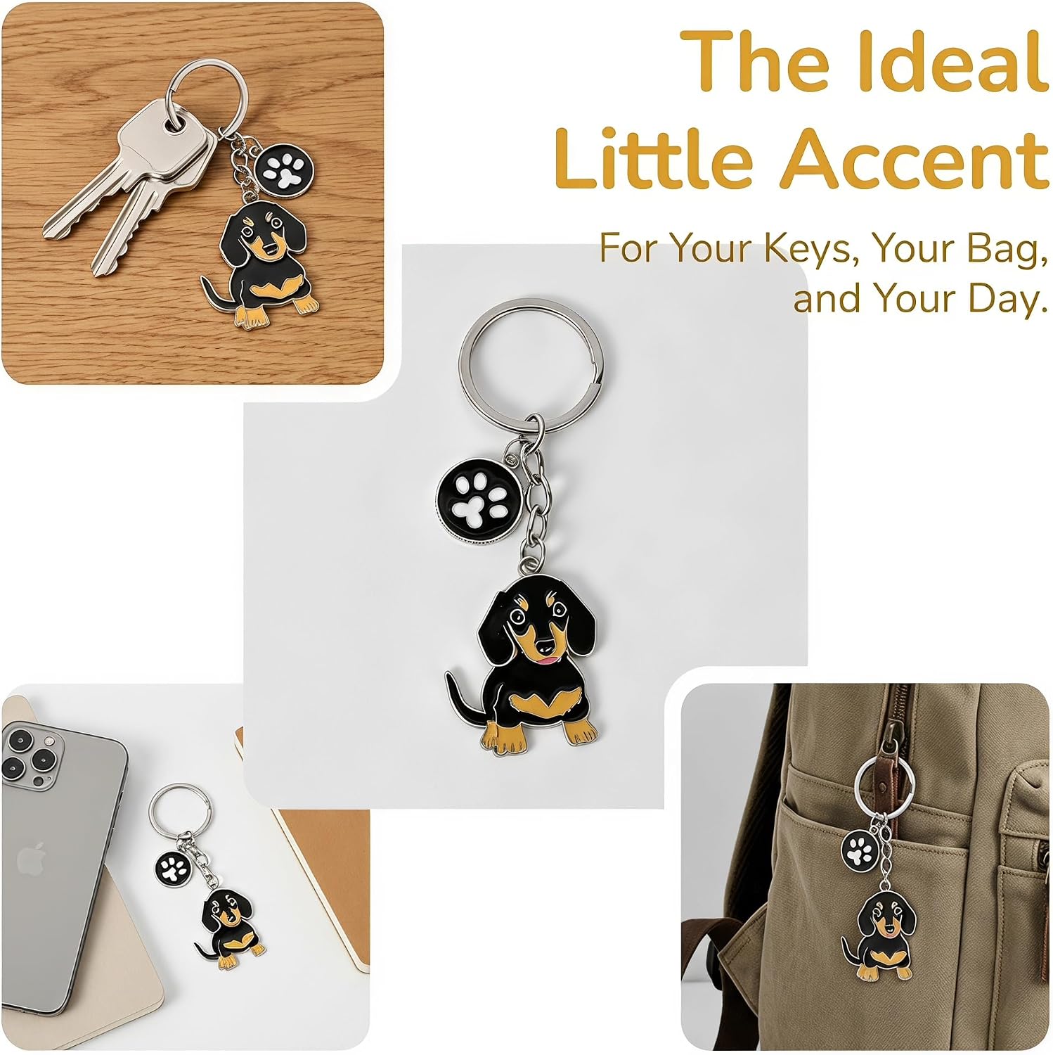 Key Chains, Cute Keychain for Women, Dog Key Chain Gift for Dog Lovers, Cute Bag Decor for Women image 5