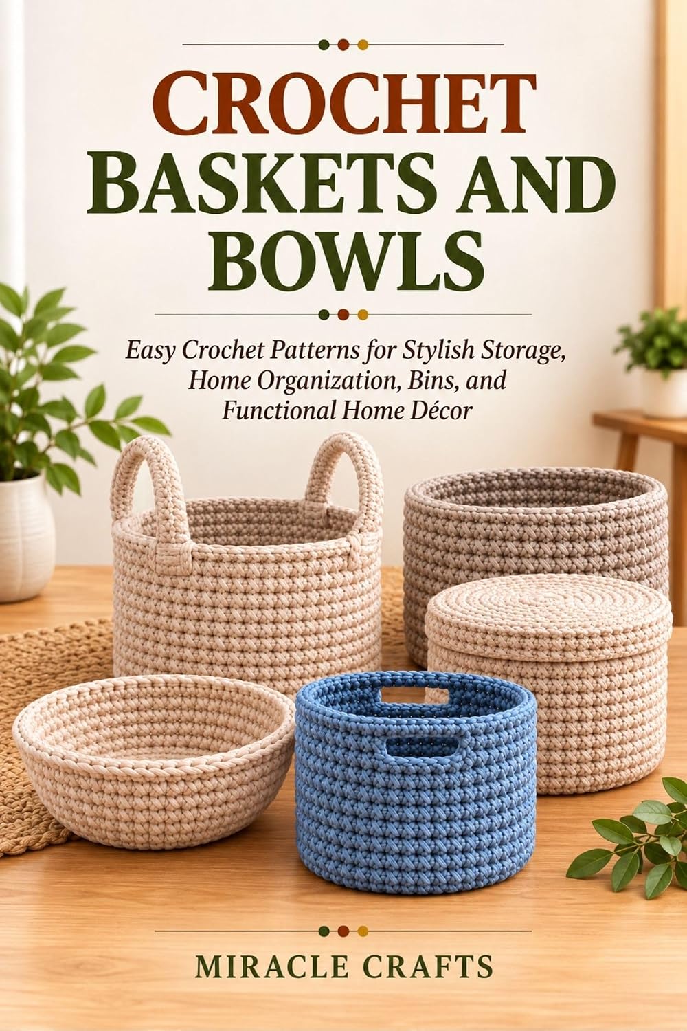 Amazon.com: CROCHET BASKETS AND BOWLS: Easy Crochet Patterns for ...