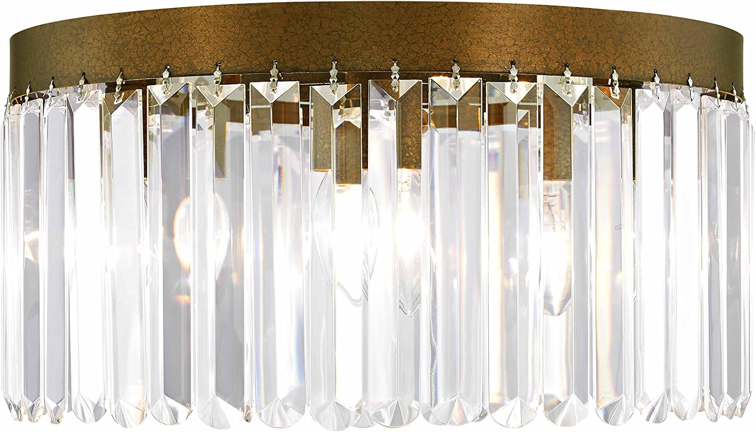 Livex Lighting 50554-64 Ashton 5-Light Ceiling Mount, Hand Painted Palacial Bronze
