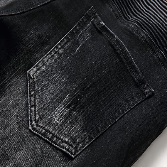 Straight Zipper Design Straight Denim 