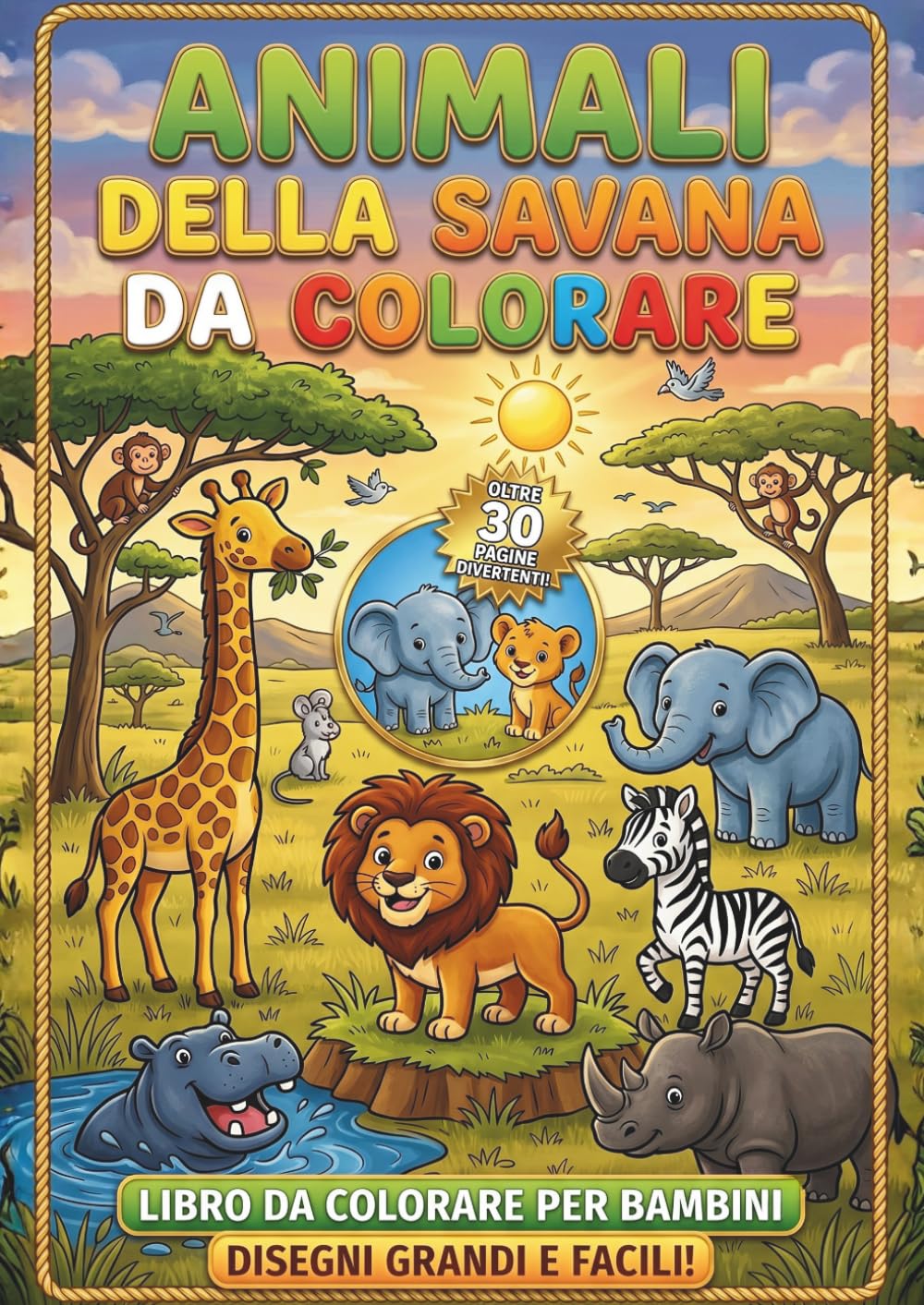 Il mio viaggio nella natura: Libro da colorare (Coloring books for children)