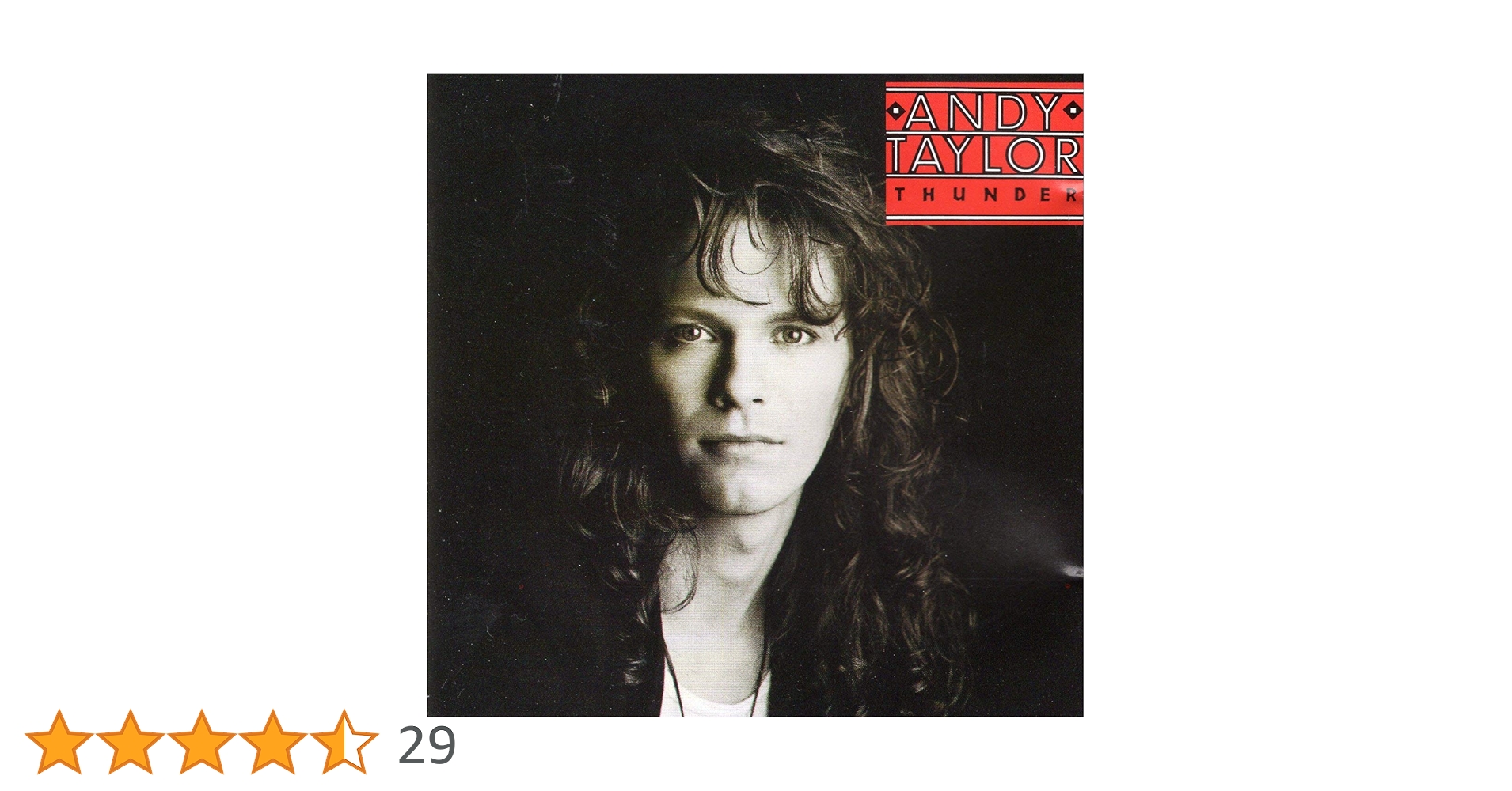 Andy Taylor / アンディ・テイラー / Thunder /Duran Andy Taylor Thunder Japan 1987 Lp Duran Duran w Lyric Insert